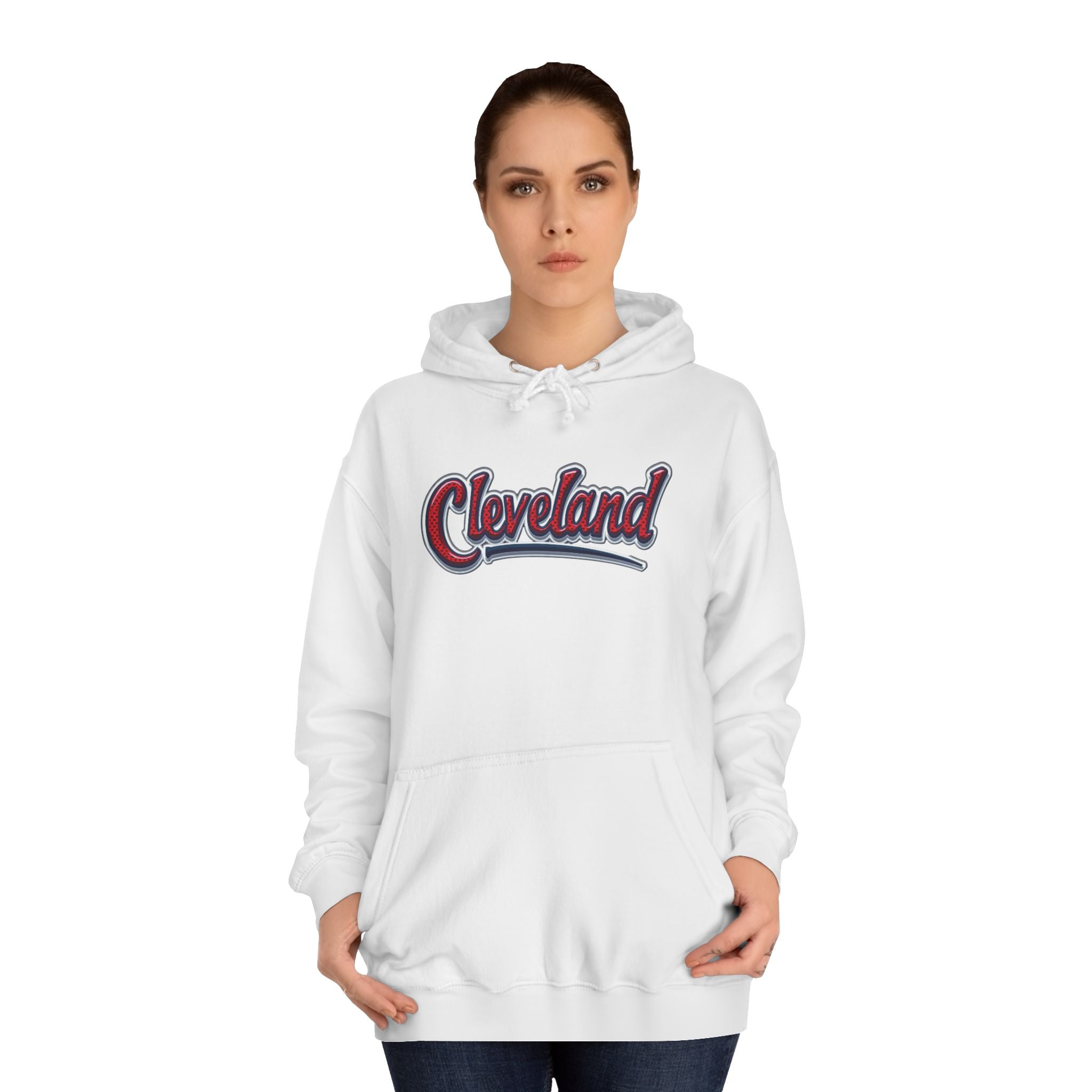 Cleveland Unisex College Hoodie - Cozy Casual Wear, College Spirit Wear, Team Apparel, Gift for Students, Perfect for Game Days 
