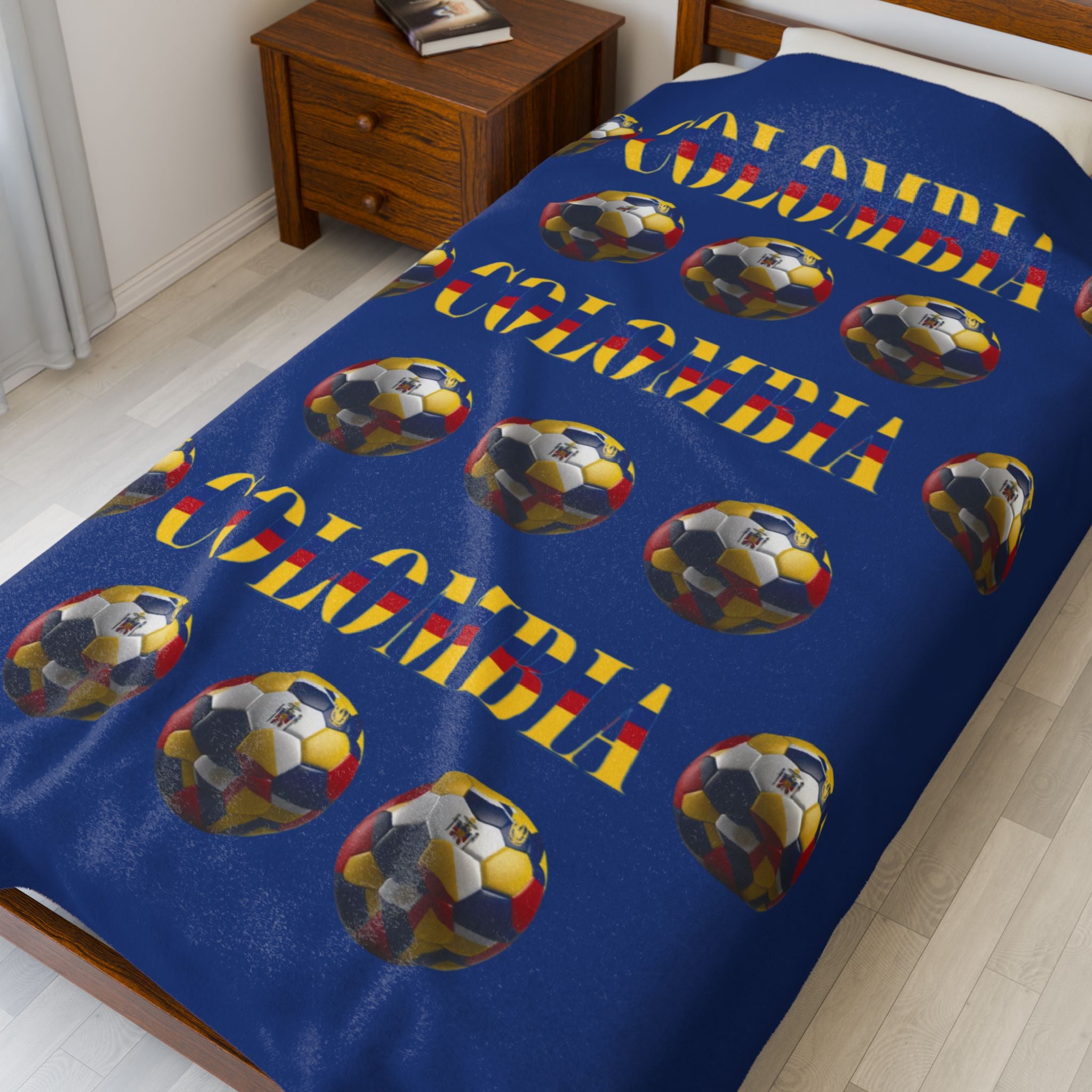 Manta de terciopelo de felpa - Diseño colombiano