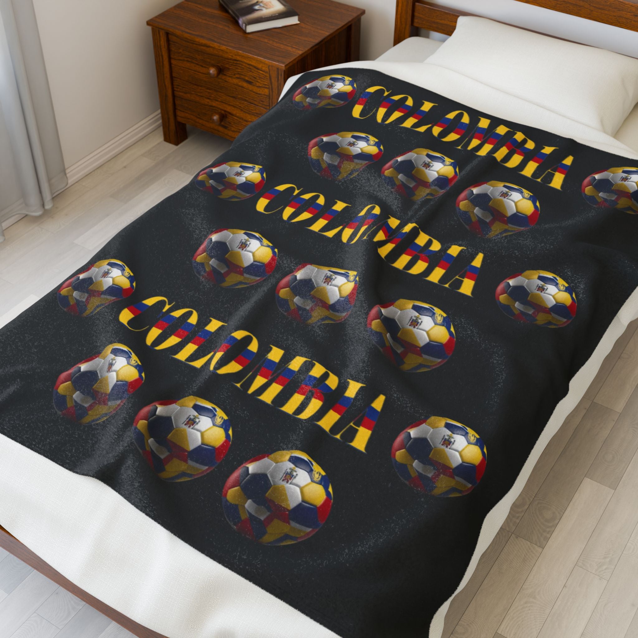 Manta de terciopelo de felpa - Diseño colombiano
