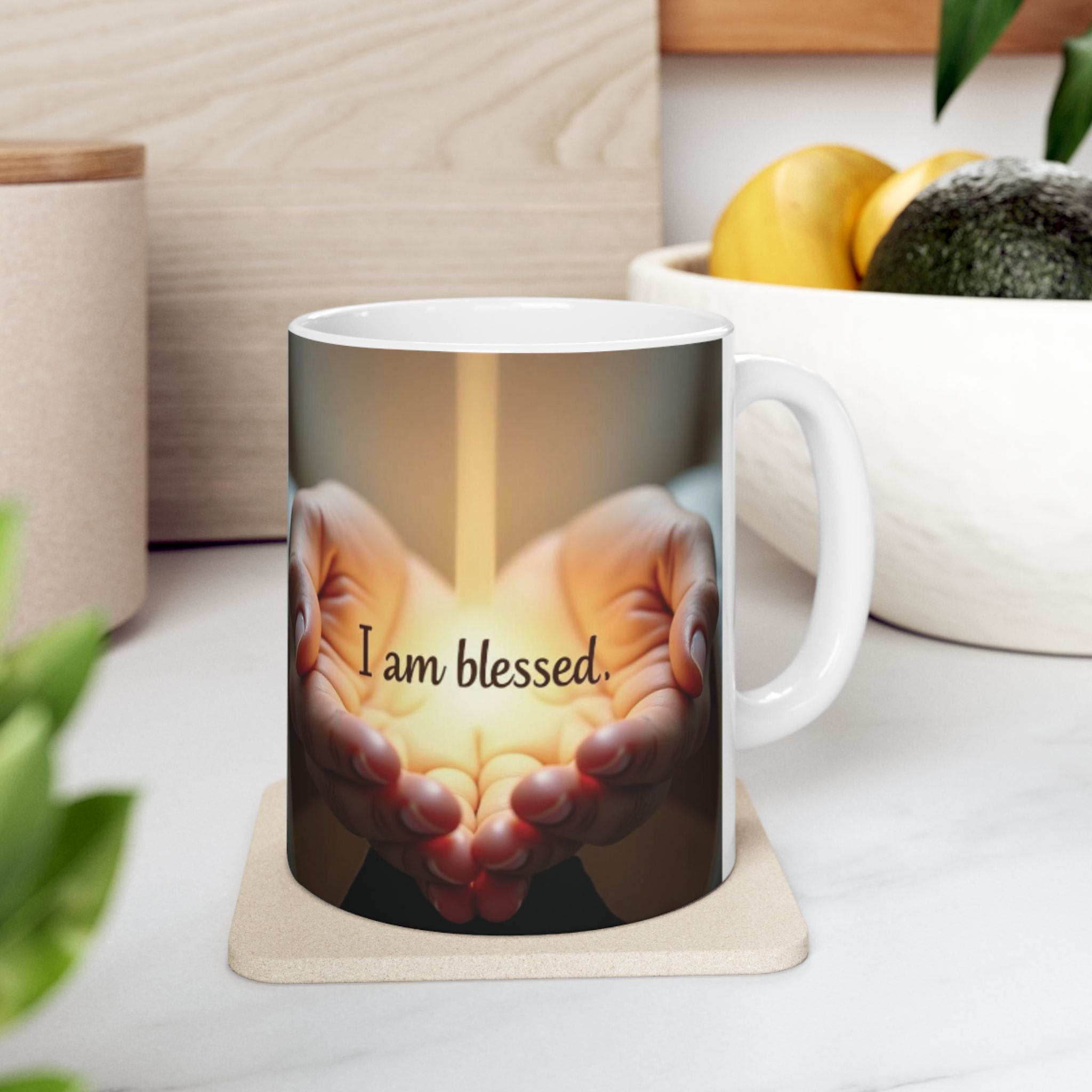 Inspirational Mug - 'I Am Blessed' - Mindfulness and Gratitude Gift