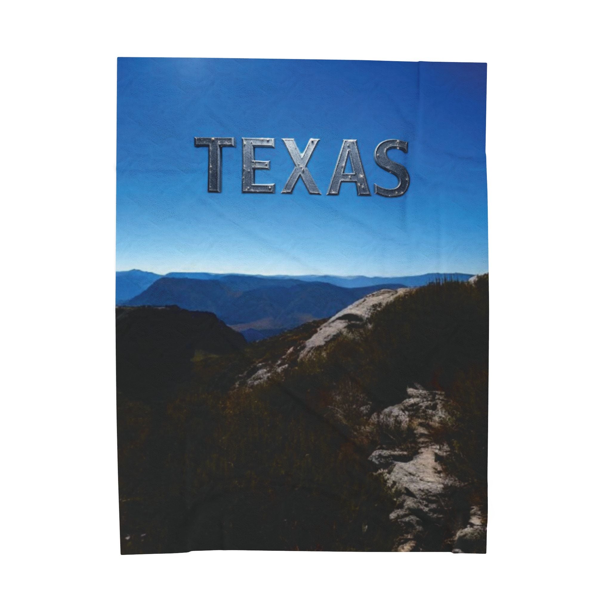 Texas Velveteen Plush Blanket, Cozy Throw for Home Decor, Perfect Gift for Texas Lovers, Travel Souvenir, Warm and Soft 