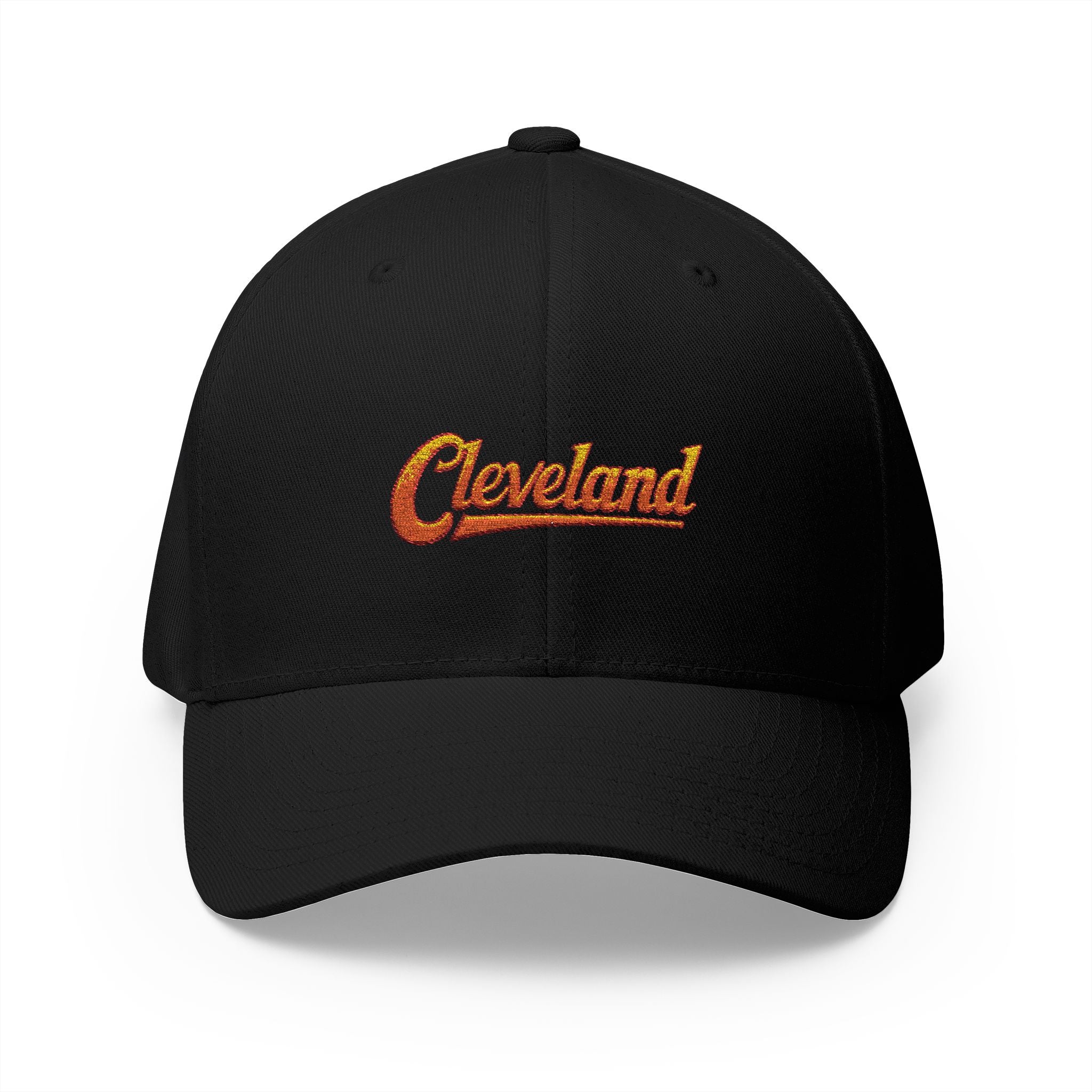 Cleveland Embroidered Cap — Retro Script Baseball Hat
