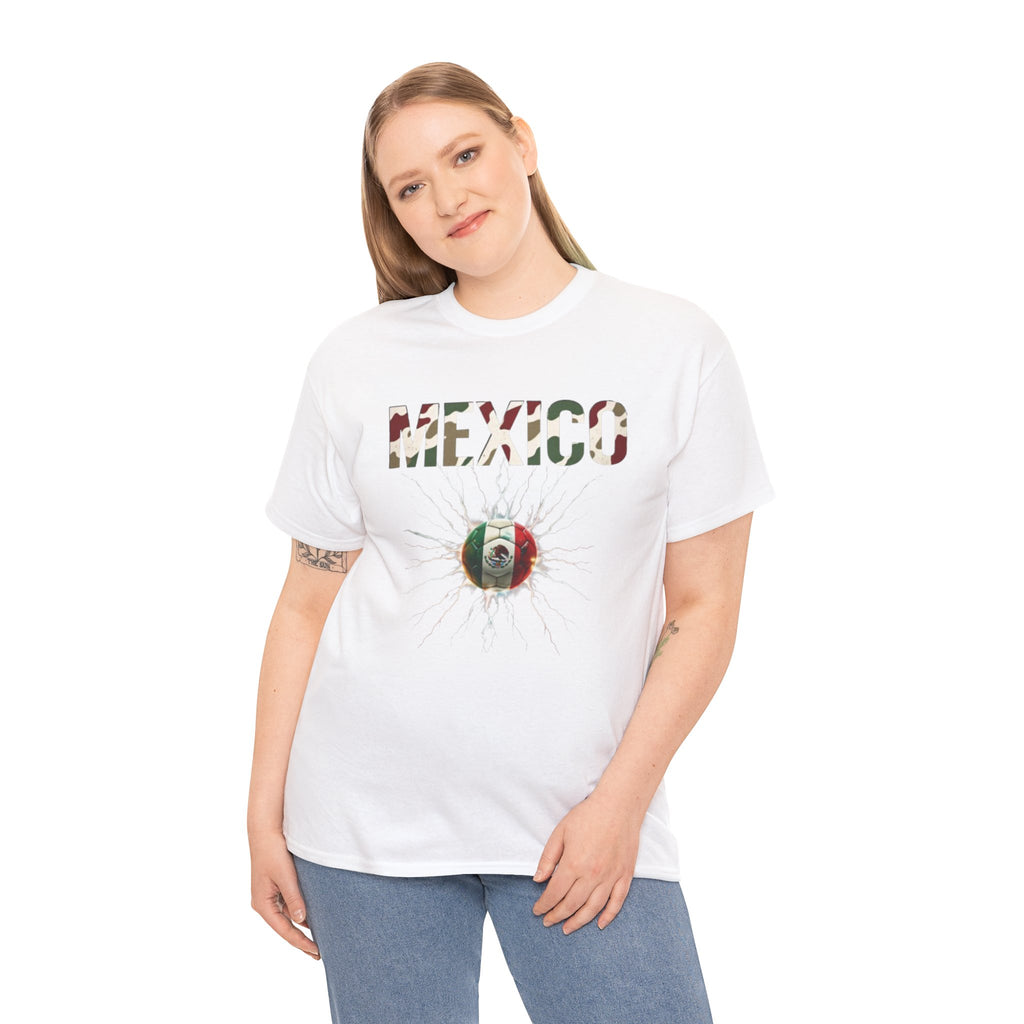 Camiseta unisex de algodón grueso Orgullo de México - Celebra la herencia