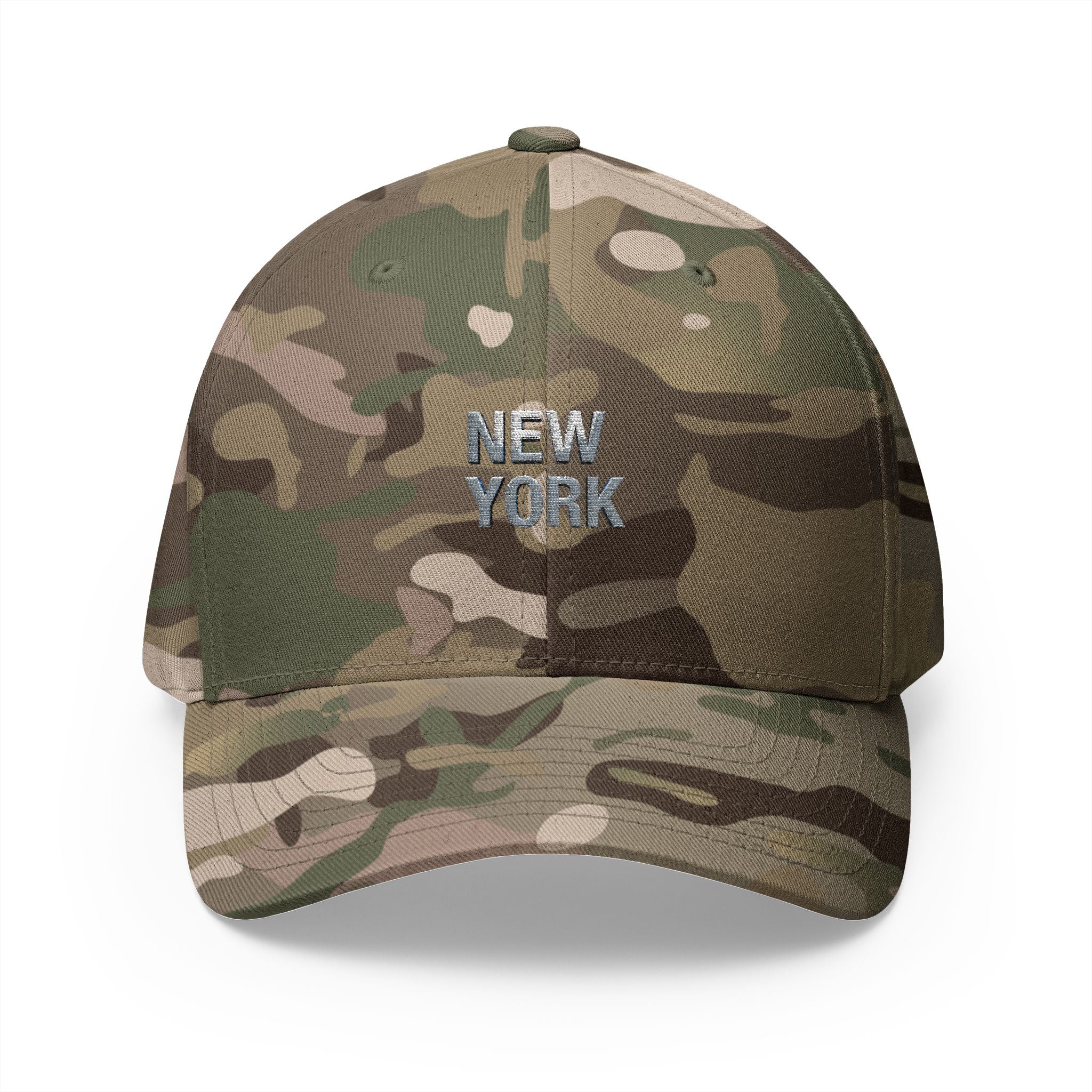 New York Embroidered Baseball Cap — Minimal City Vintage Logo Hat