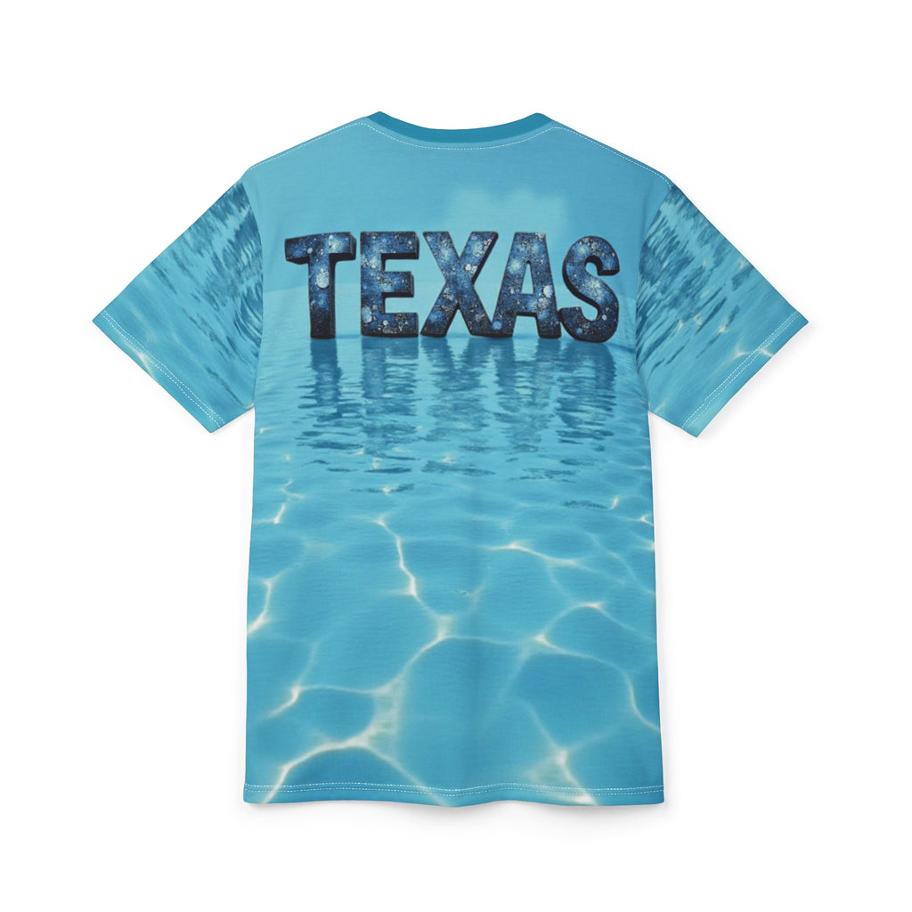 Texas Water-Themed Unisex Tee, Chill Vibes, Perfect for Summer, Beachwear, Outdoor Activities, Gift for Texas Lovers