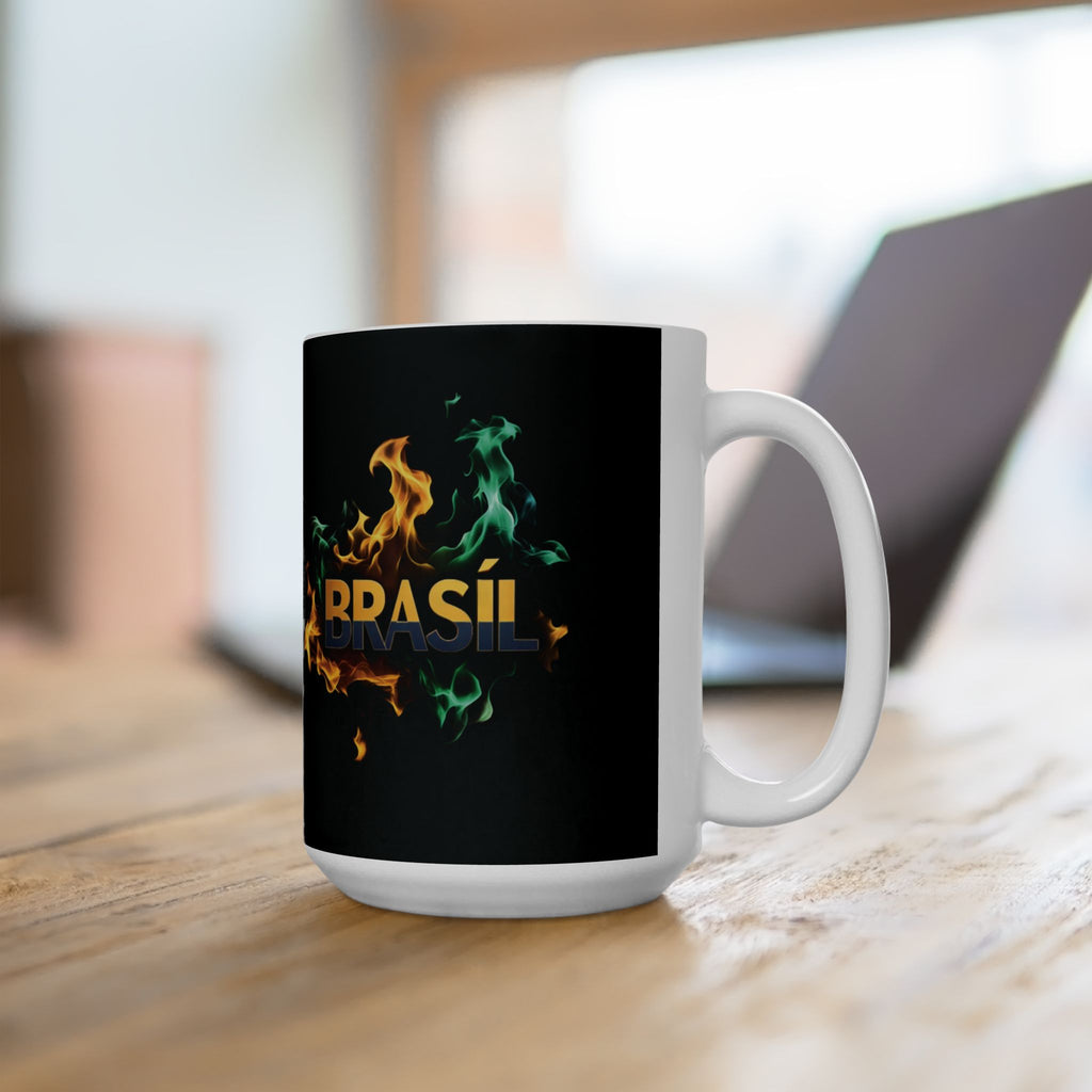 Caneca de Cerâmica de Fogo Brasileira