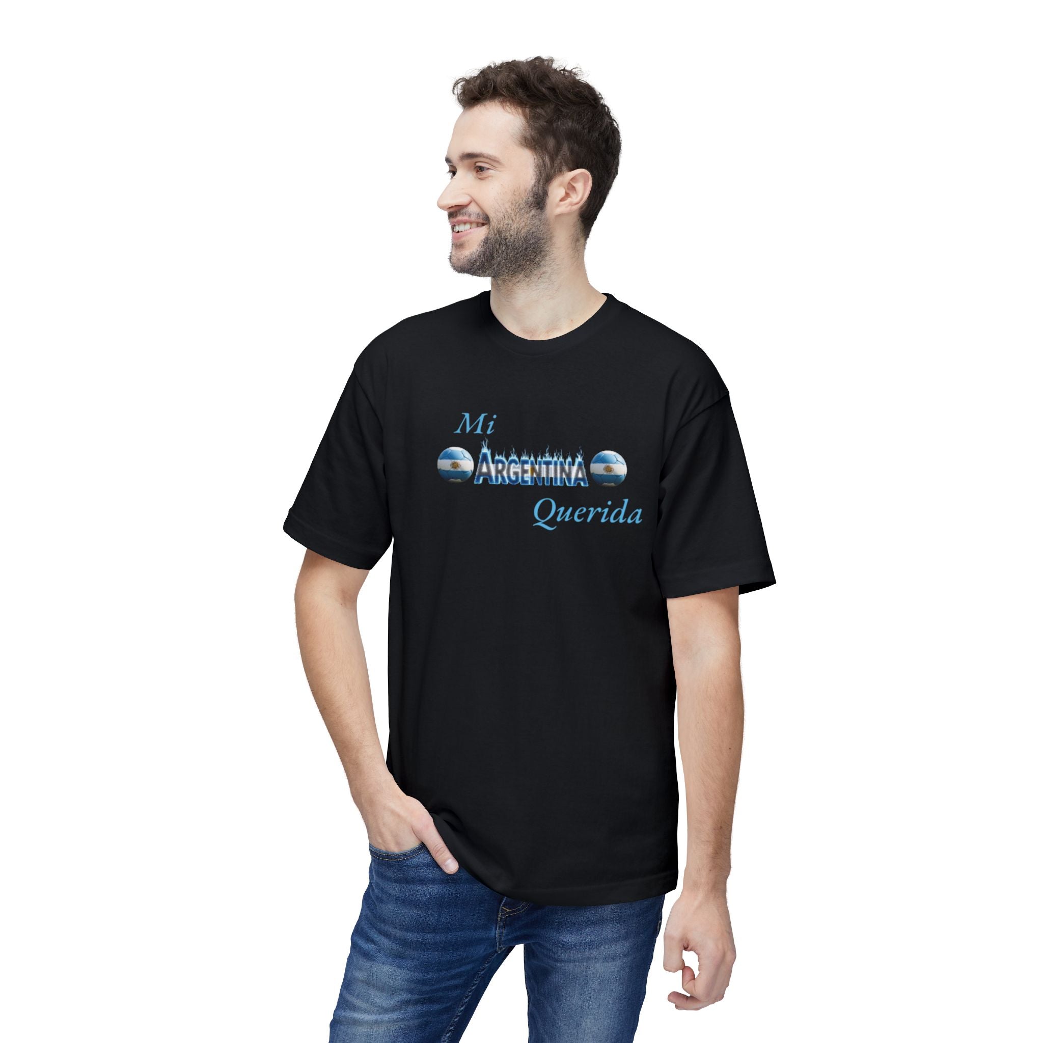 Camiseta unisex argentina, fabricada en EE. UU. - Diseño personalizado de alta calidad