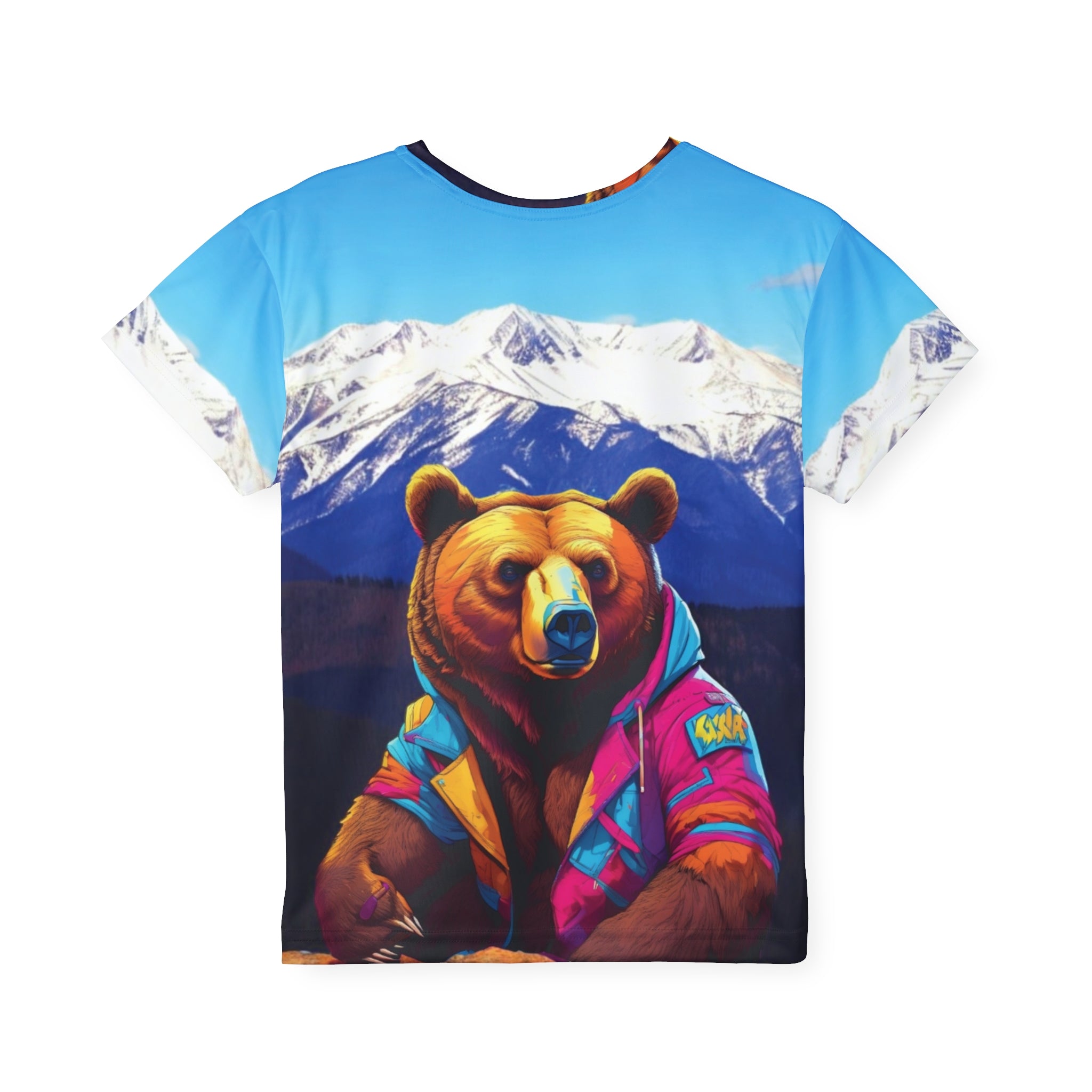 Kids T-shirt Bear Mountain Design