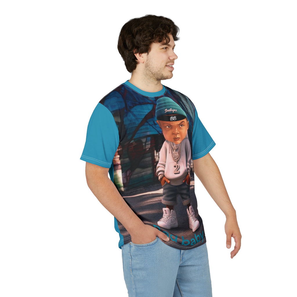 Cut &amp; Sew Men's Tee - Bad Baby Brand - Christmas Gift Idea