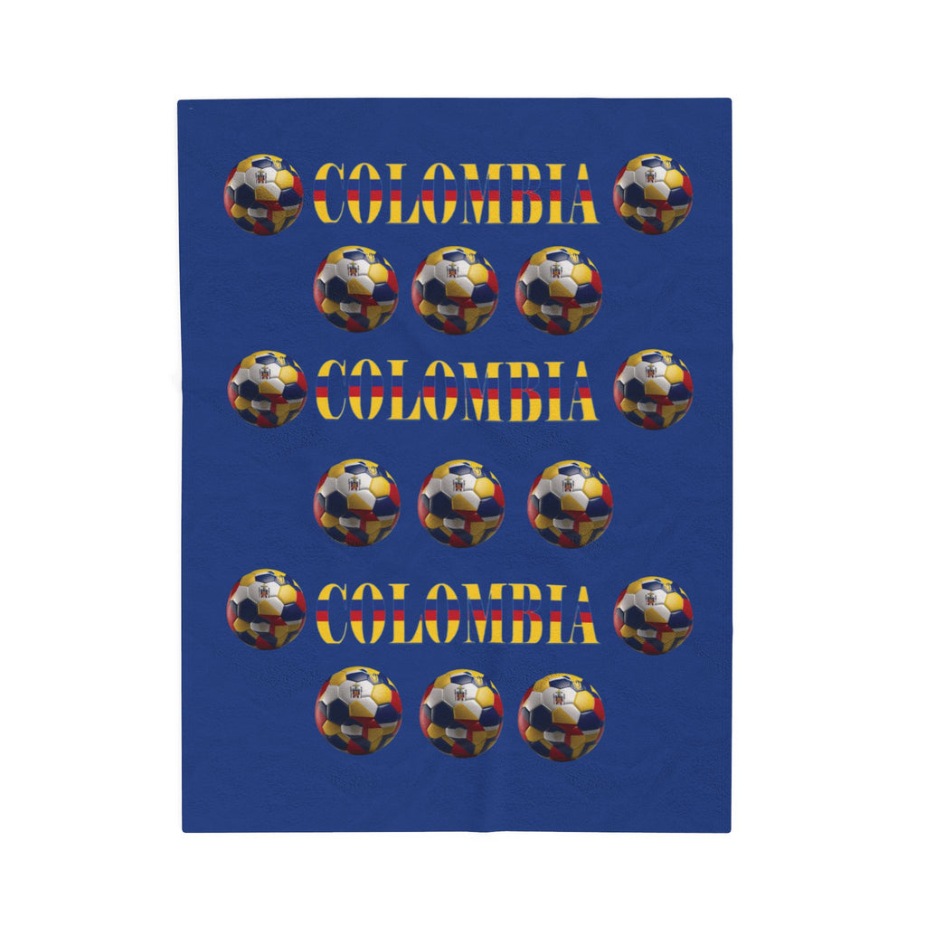 Manta de terciopelo de felpa - Diseño colombiano