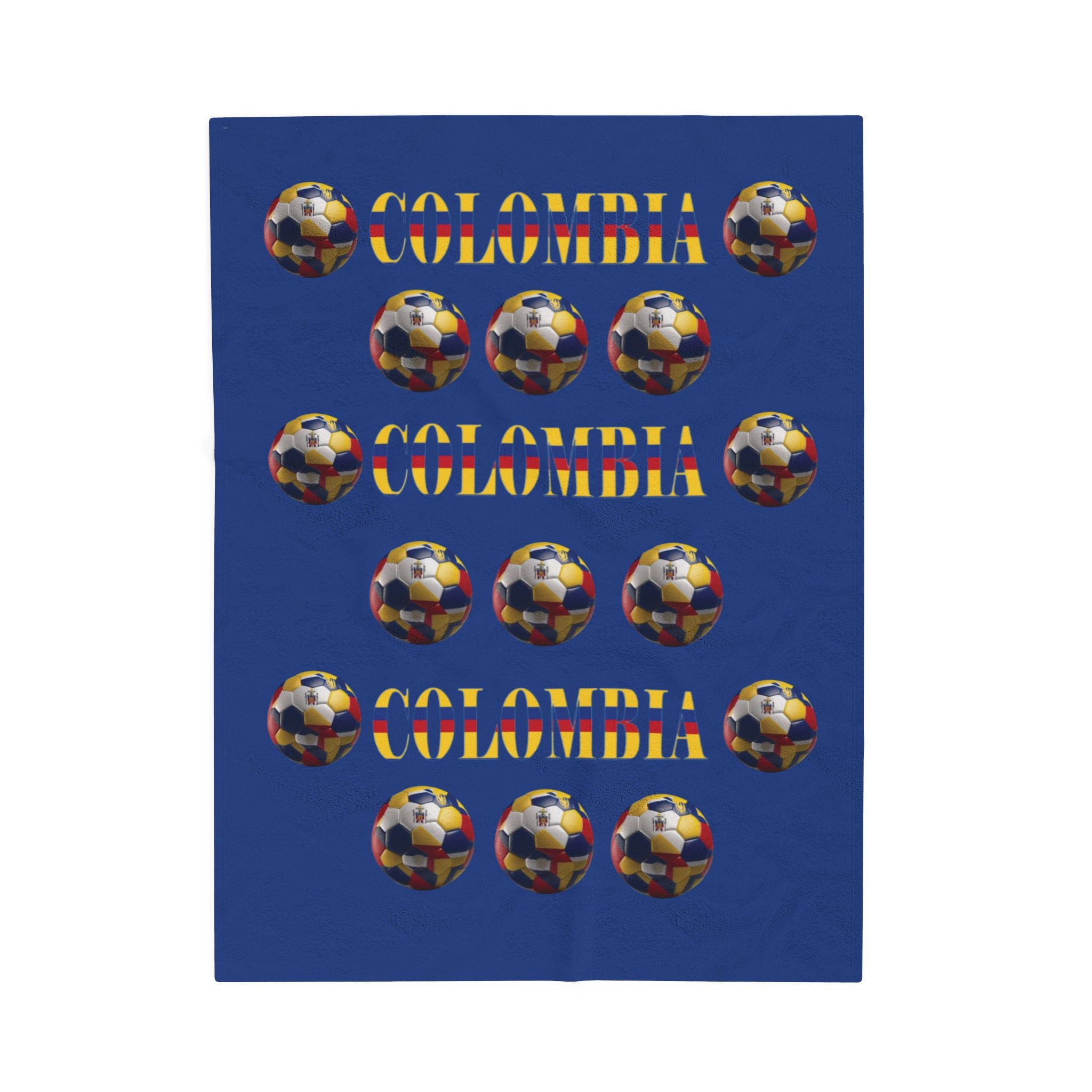 Manta de terciopelo de felpa - Diseño colombiano