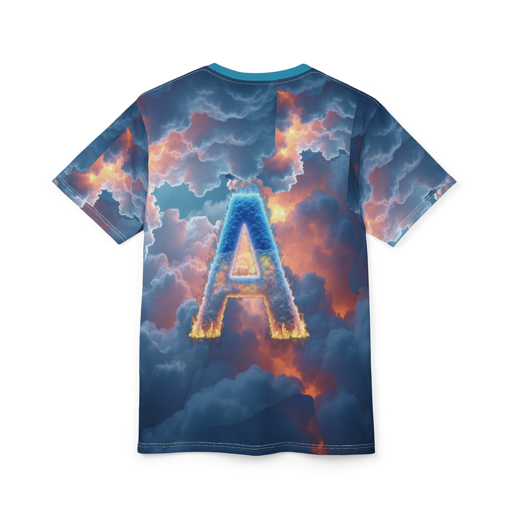 Camiseta Argentina con llamas de fuego