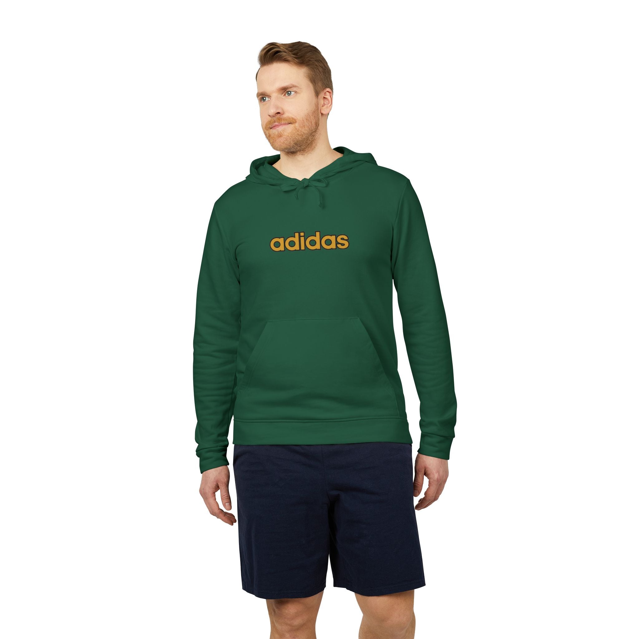 Adidas Unisex Fleece Hoodie, Cozy Hoodie, Casual Wear, Sports Apparel, Gift for Him/Her, Athleisure Fashion