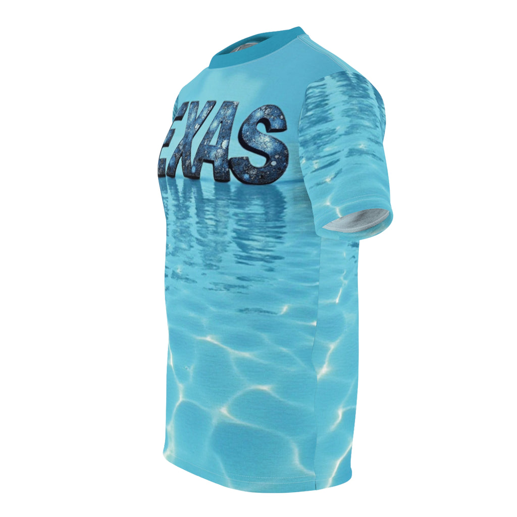Texas Water-Themed Unisex Tee, Chill Vibes, Perfect for Summer, Beachwear, Outdoor Activities, Gift for Texas Lovers