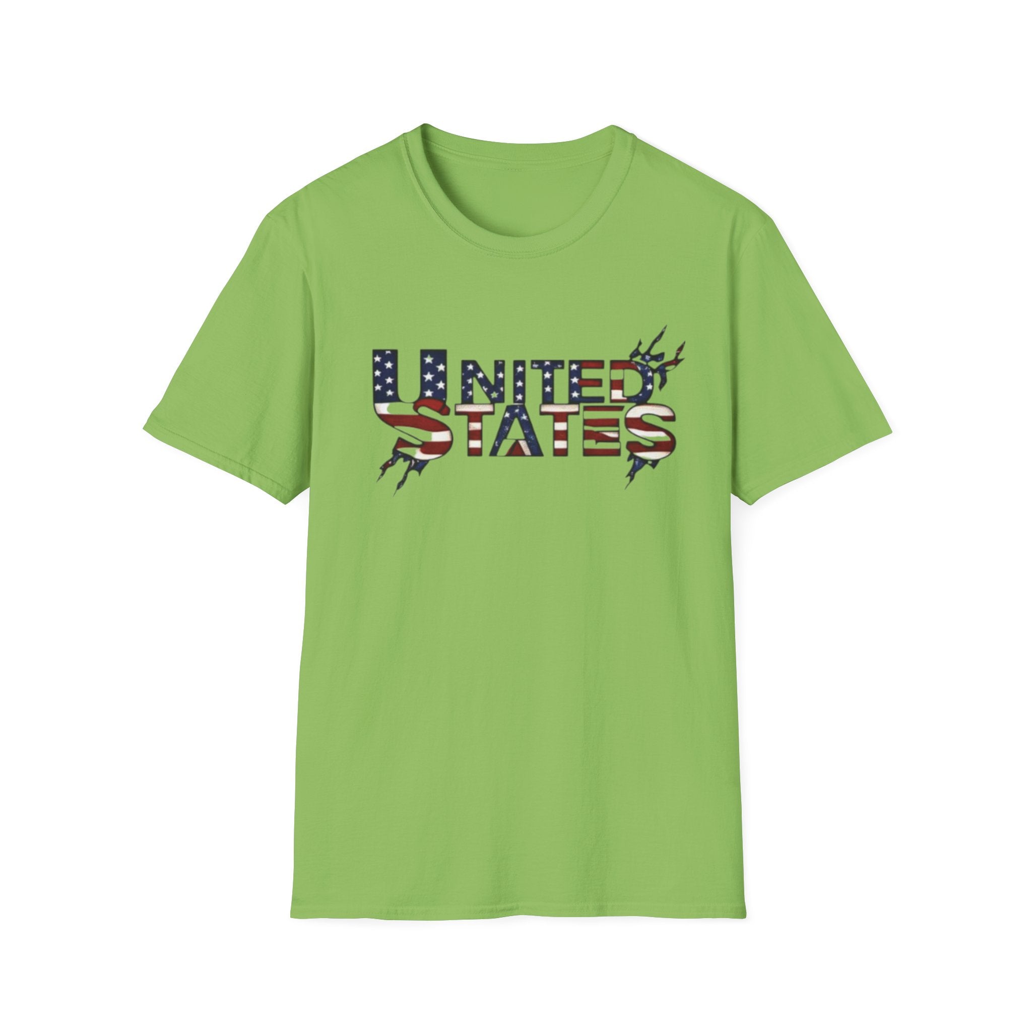 Patriotic USA T-Shirt - Unisex Softstyle Tee for Independence Day