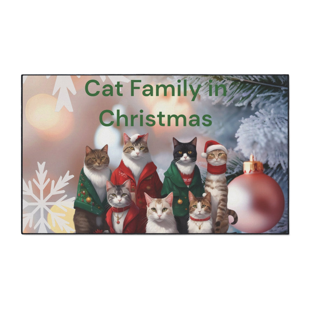 Christmas Cat Mat