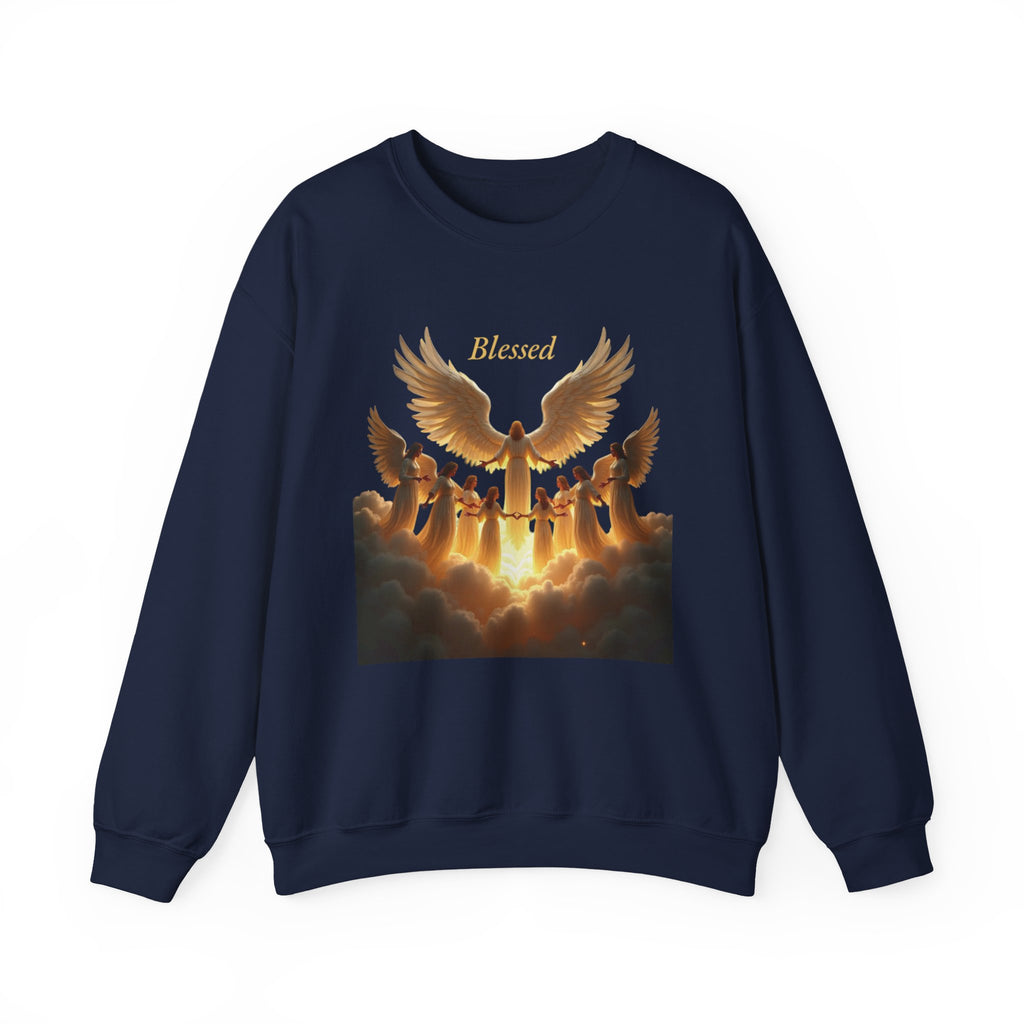 Angelic Sweatshirt, Blessed Faithful Apparel, Spiritual Gift