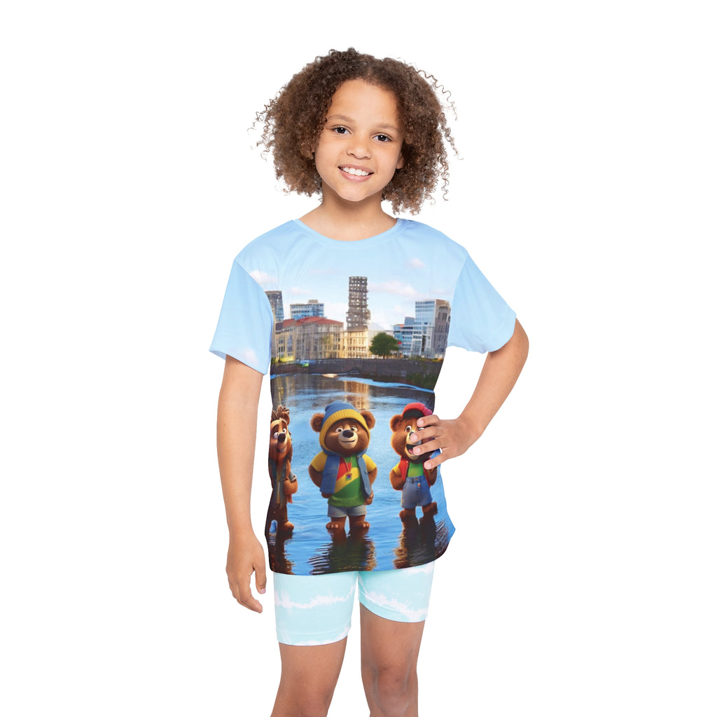 Kids T-Shirt Bears in the City