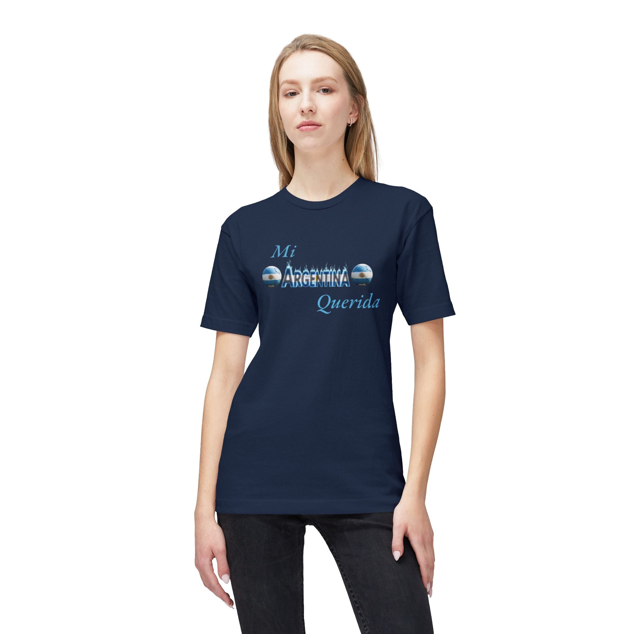 Camiseta unisex argentina, fabricada en EE. UU. - Diseño personalizado de alta calidad