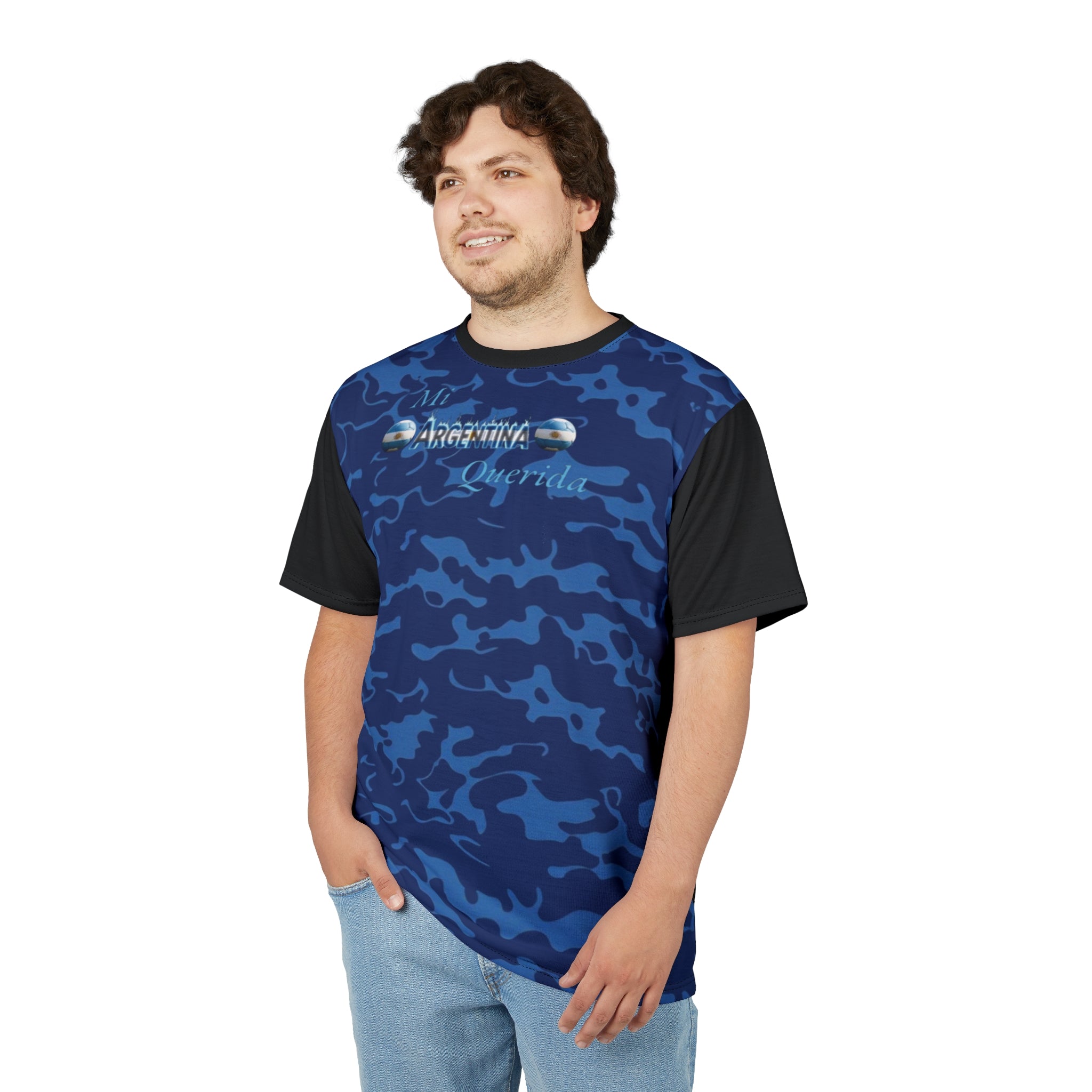 Camiseta de camuflaje personalizada - Camiseta unisex "Mi Argentina Querida" para los argentinos orgullosos