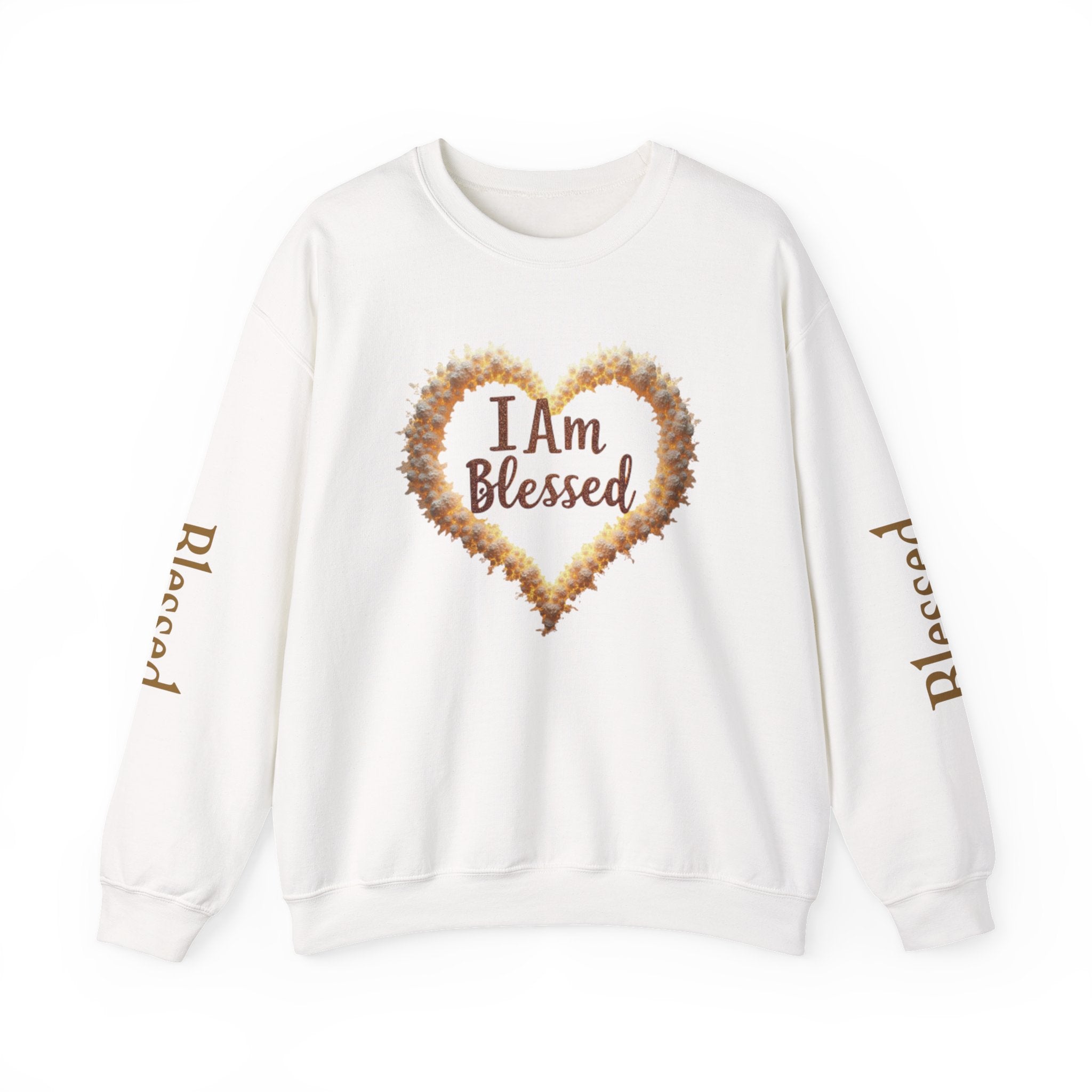 Unisex Heavy Blend™ Crewneck Sweatshirt with 'I Am Blessed' Design, Cozy Gift for Thanksgiving, Affirmation Apparel, Inspirational [...]