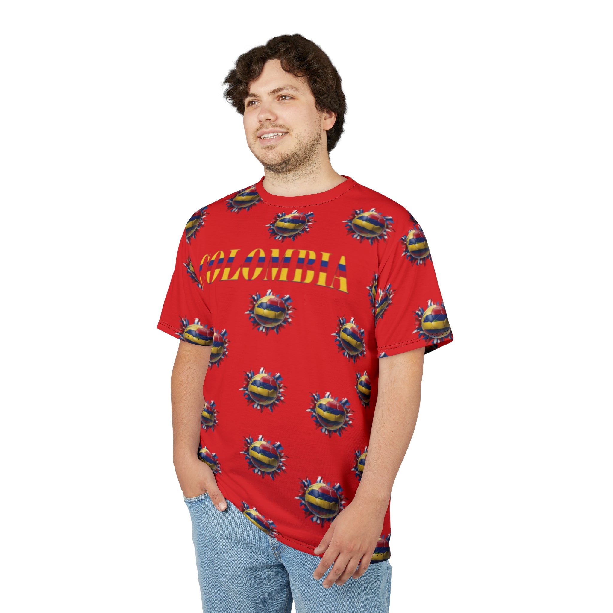 Camiseta colombiana unisex - Tejido de microfibra suave y de primera calidad