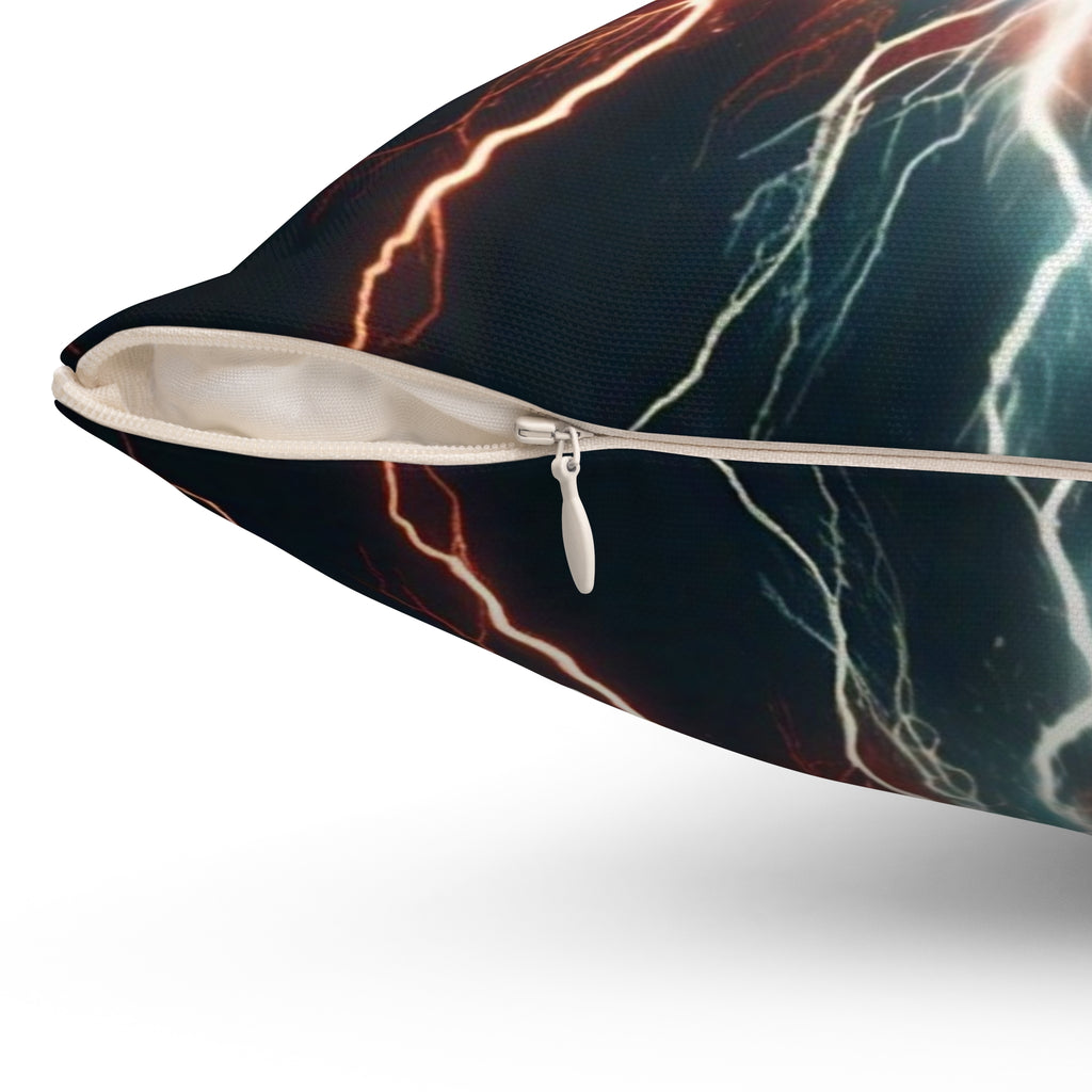 Almohada cuadrada de poliéster hilado con temática de fútbol: perfecta para los fanáticos del fútbol mexicano