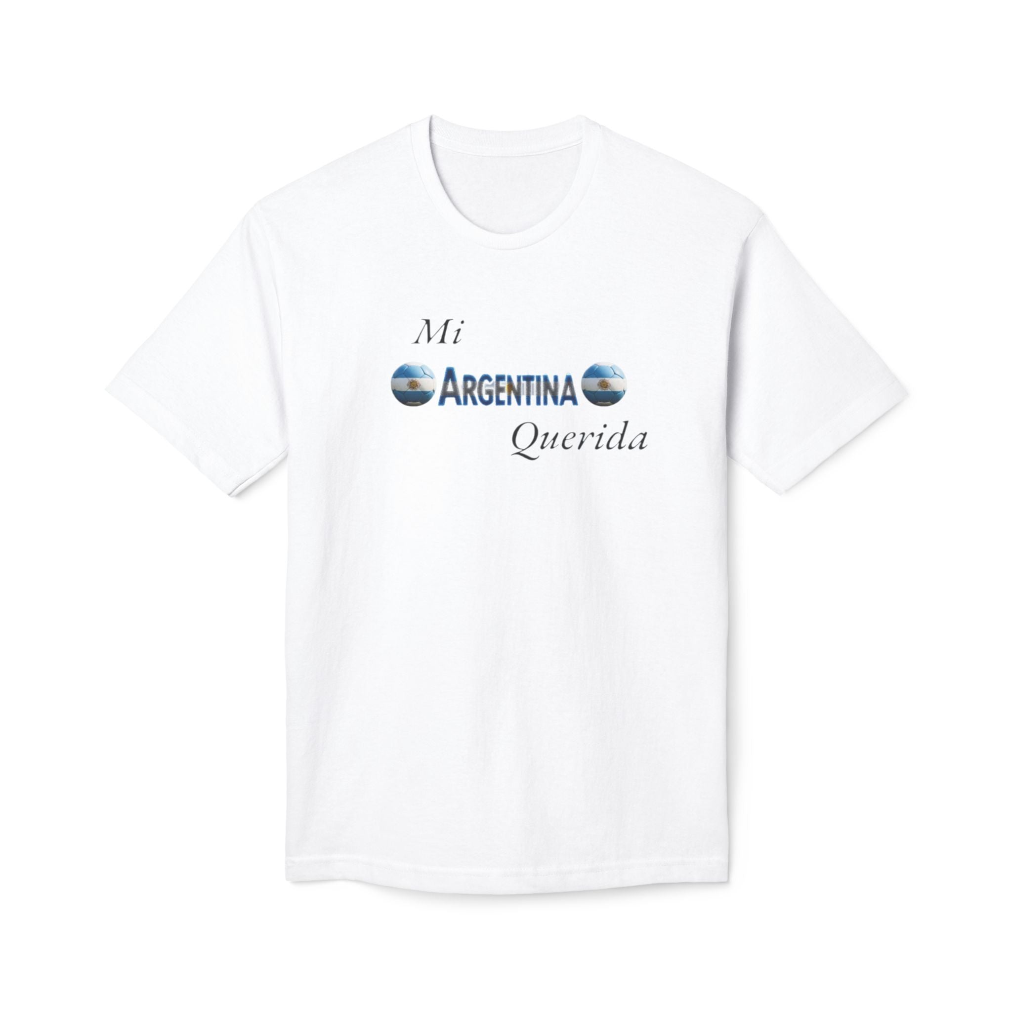 Camiseta unisex argentina, fabricada en EE. UU. - Diseño personalizado de alta calidad