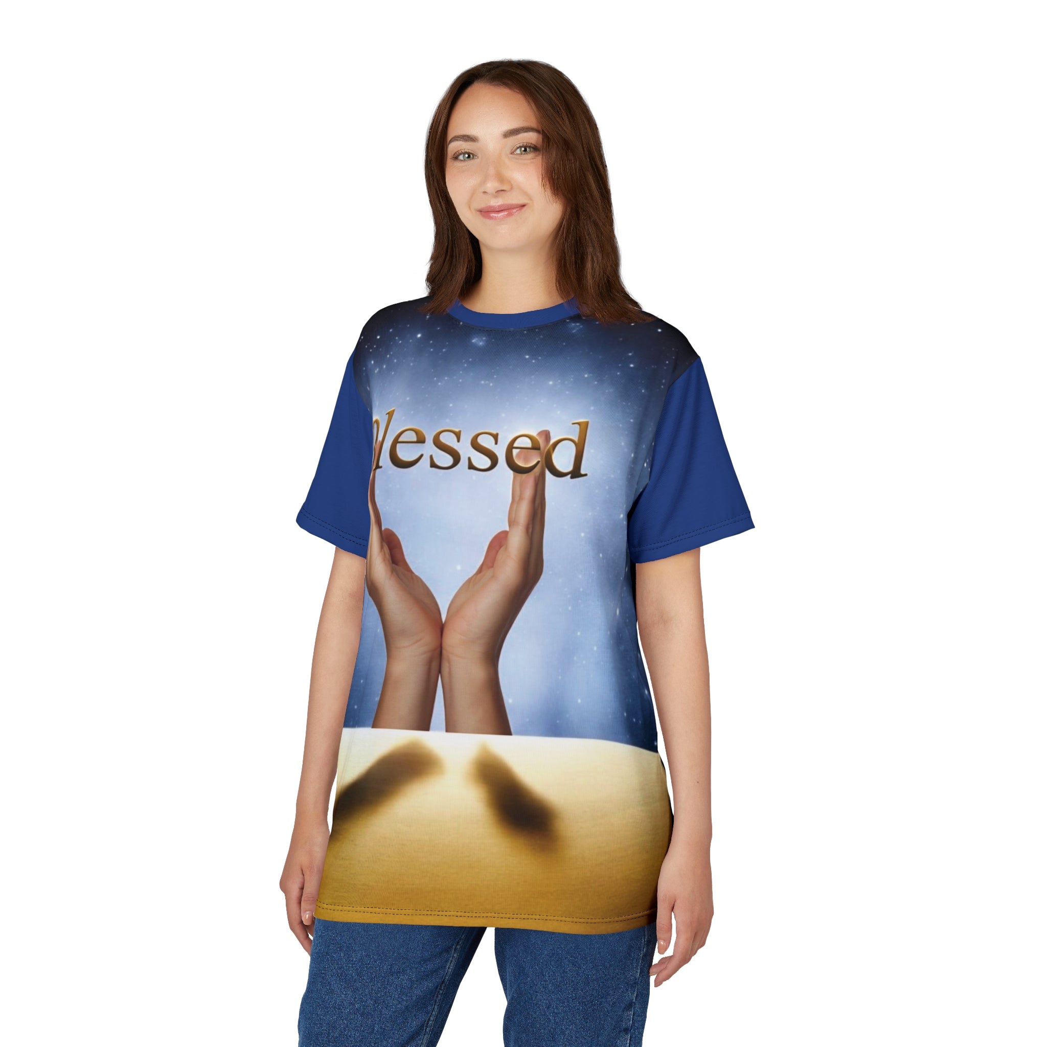 Blessed Hands Unisex Tee, Spiritual Fashion, Inspirational Shirt, Faith-Based Apparel, Great for Gifts & Celebrations