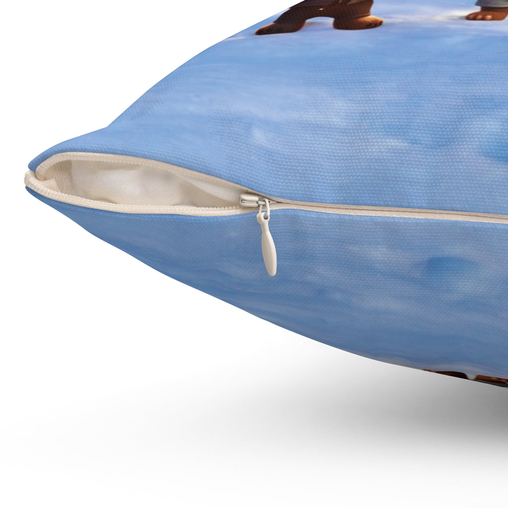 Spun Polyester Square Pillow