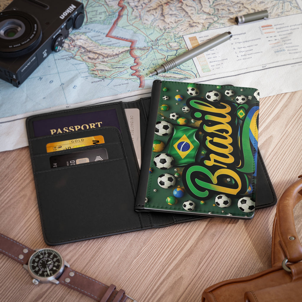 Brazilian football passport cape - stylish travel accessory for sports fans