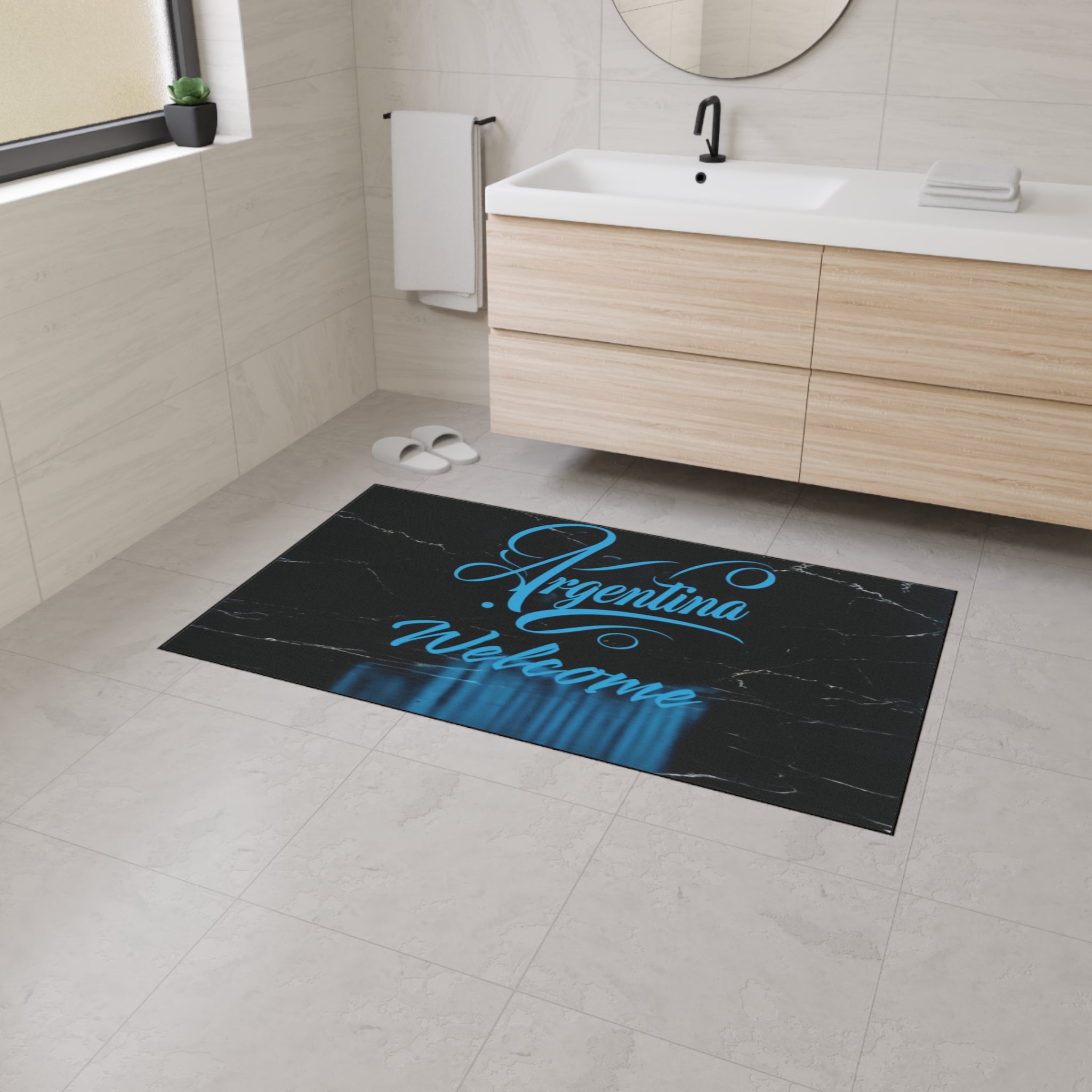 Alfombra Argentina de bienvenida - Decoración elegante para el hogar