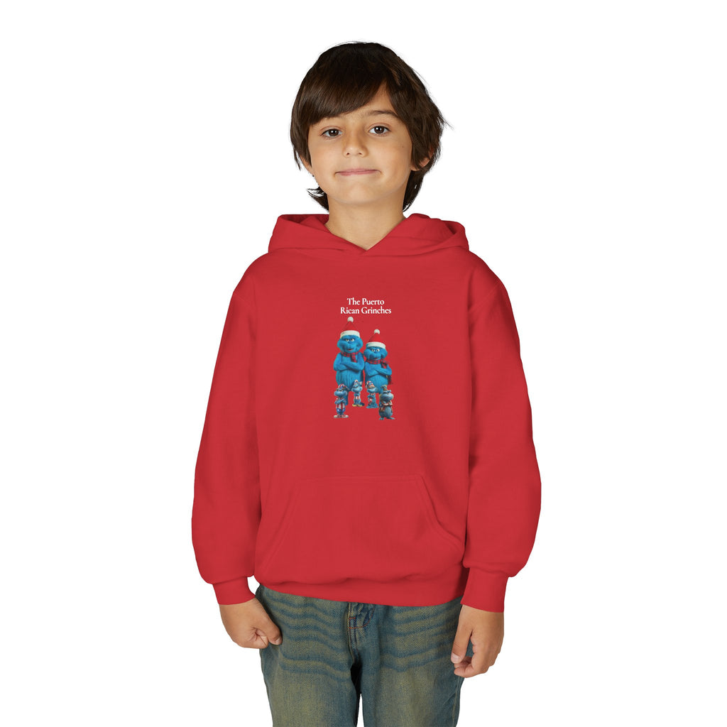 Youth Hoodie —The Puerto Rican Grinches' Holiday Graphic   Sweatshirt