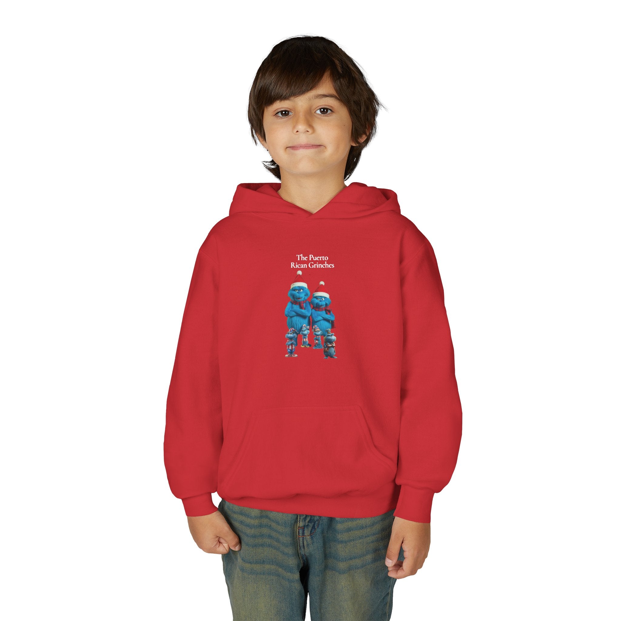 Youth Hoodie —The Puerto Rican Grinches' Holiday Graphic   Sweatshirt