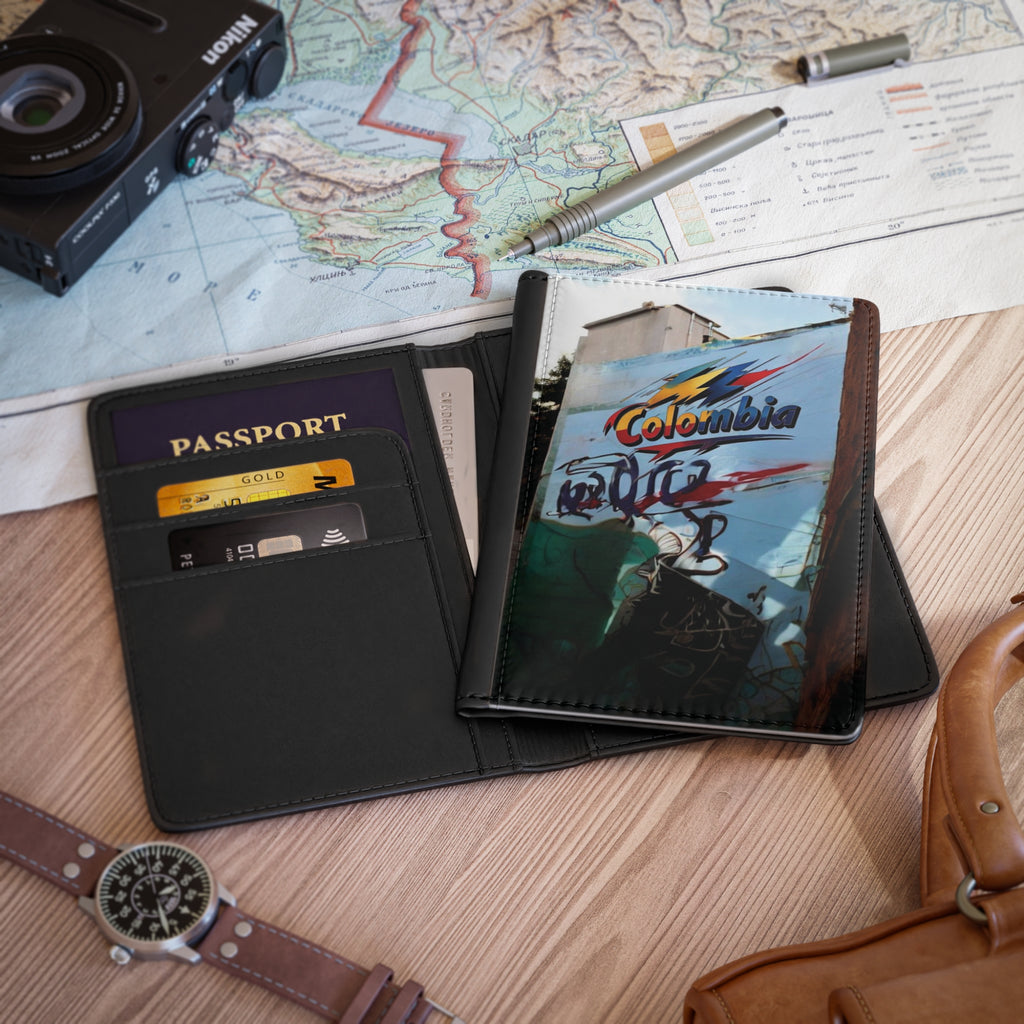 Funda para pasaporte inspirada en Colombia | Accesorio de viaje para almas aventureras
