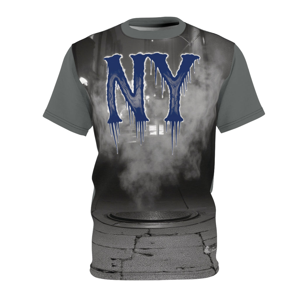 Urban Grunge AOP Tee, Unisex Graphic Shirt, NY City Style Tee, Streetwear Fashion, Casual Outfit