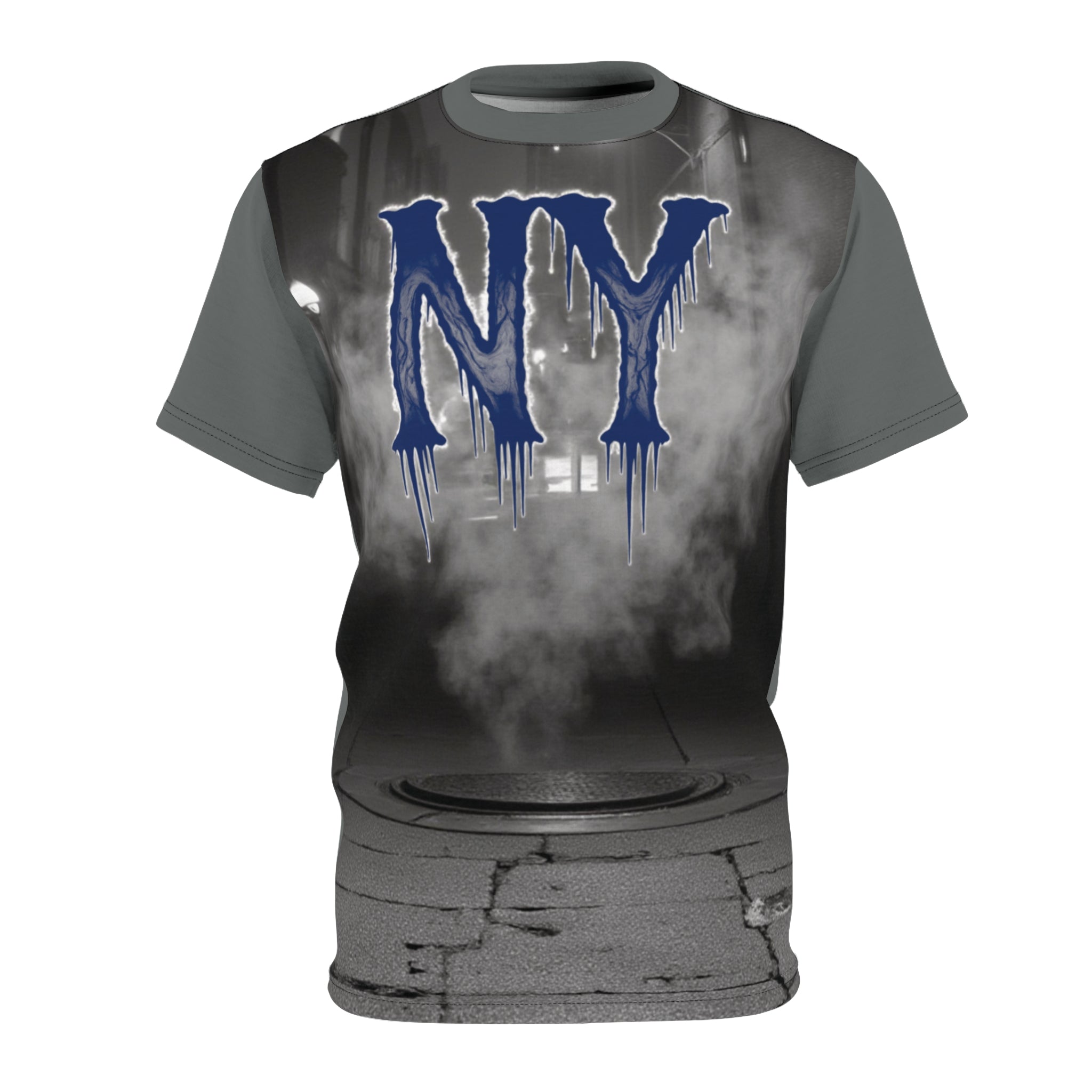 Urban Grunge AOP Tee, Unisex Graphic Shirt, NY City Style Tee, Streetwear Fashion, Casual Outfit