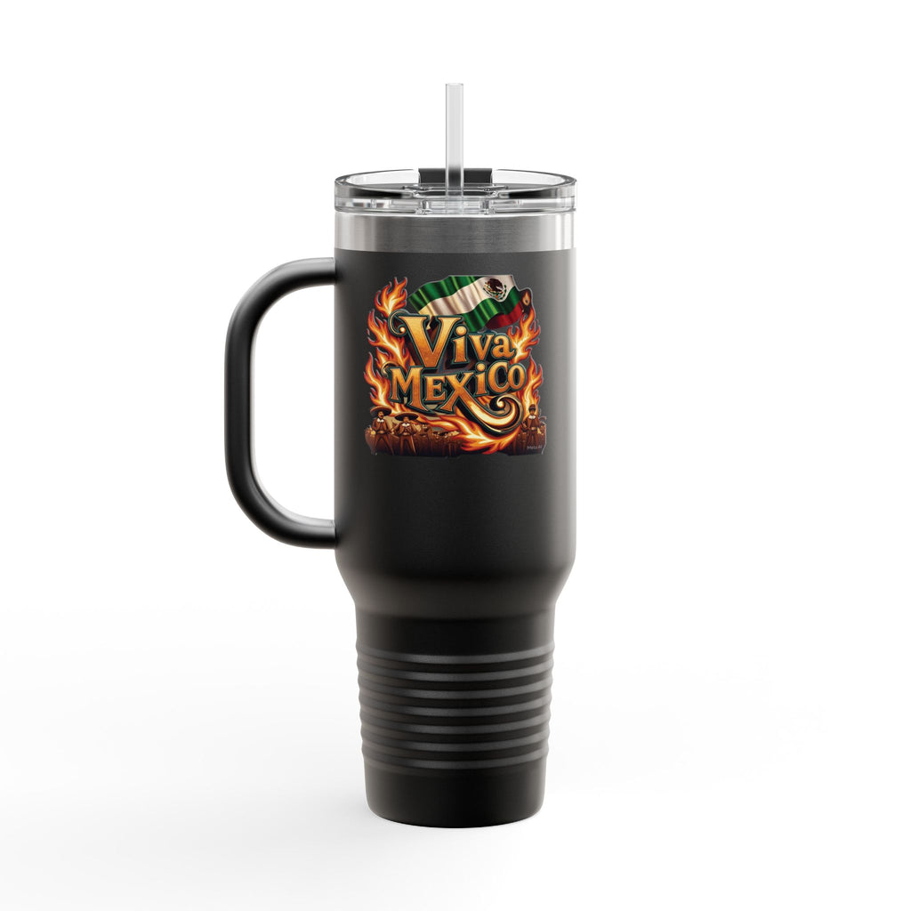 Taza térmica de viaje Viva México - 40 OZ para aventureros
