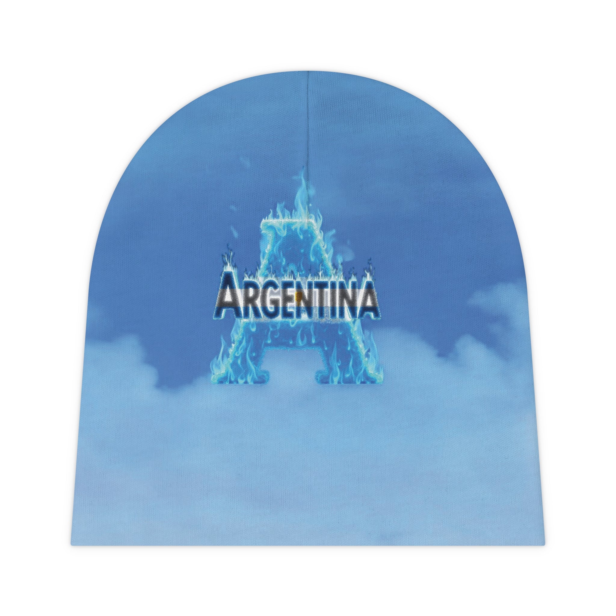 Gorro de bebé de diseño argentino (AOP)