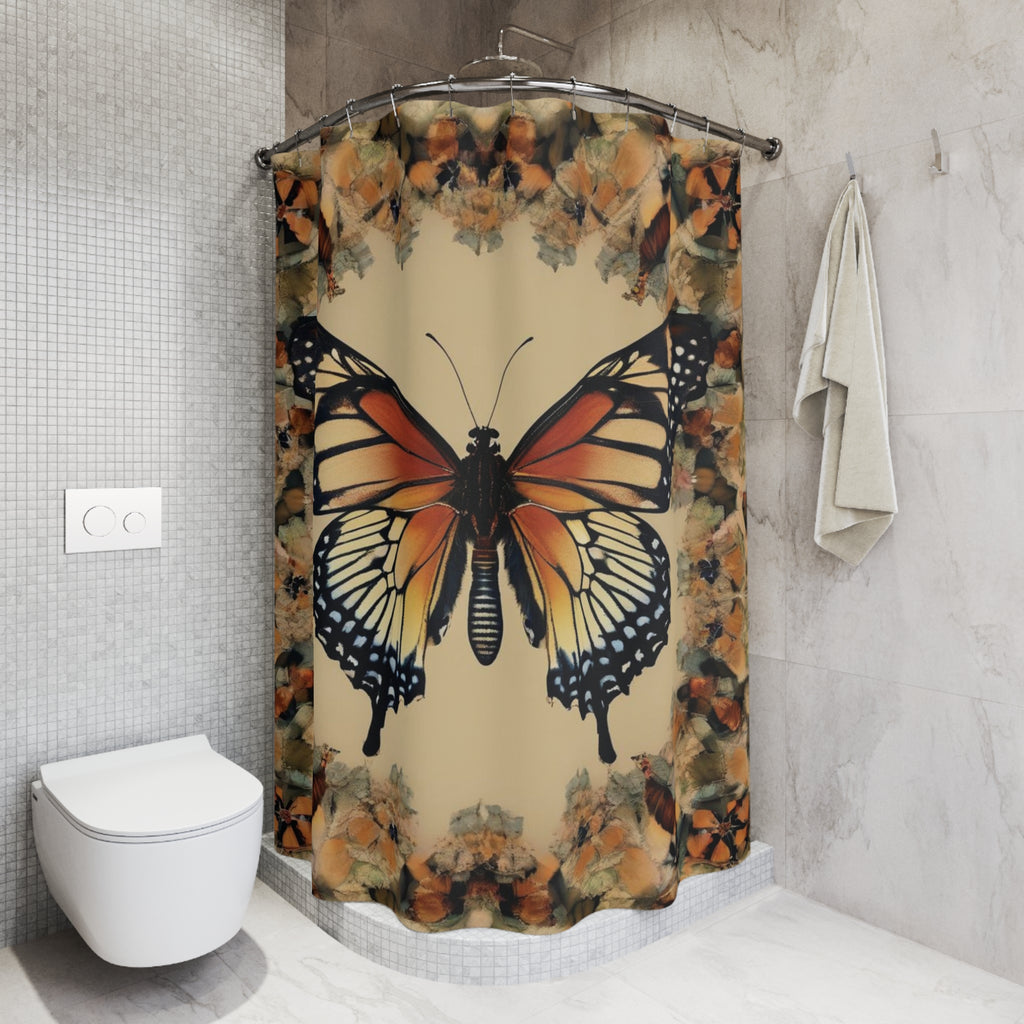Butterfly Shower Curtains 