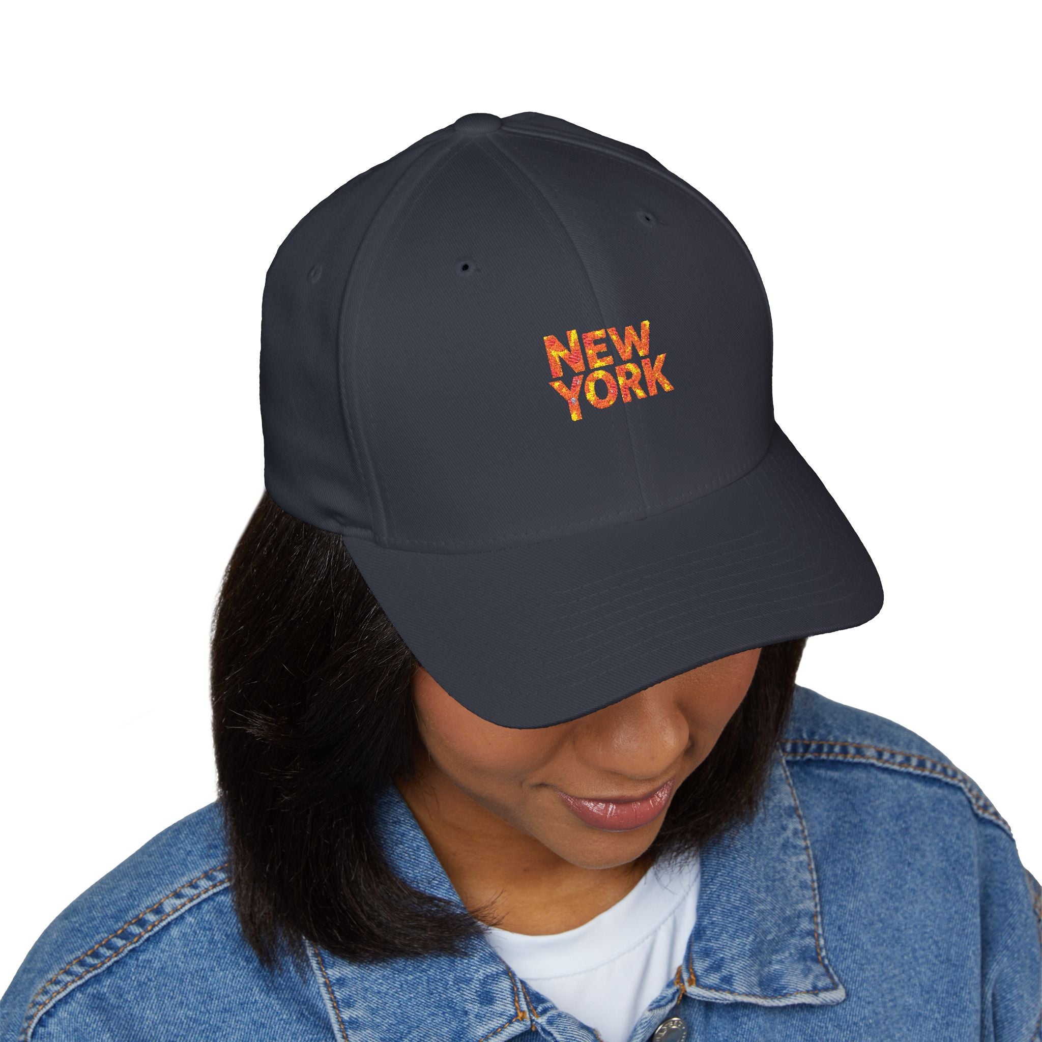 New York Embroidered Floral Cap — Women's NYC Travel Hat