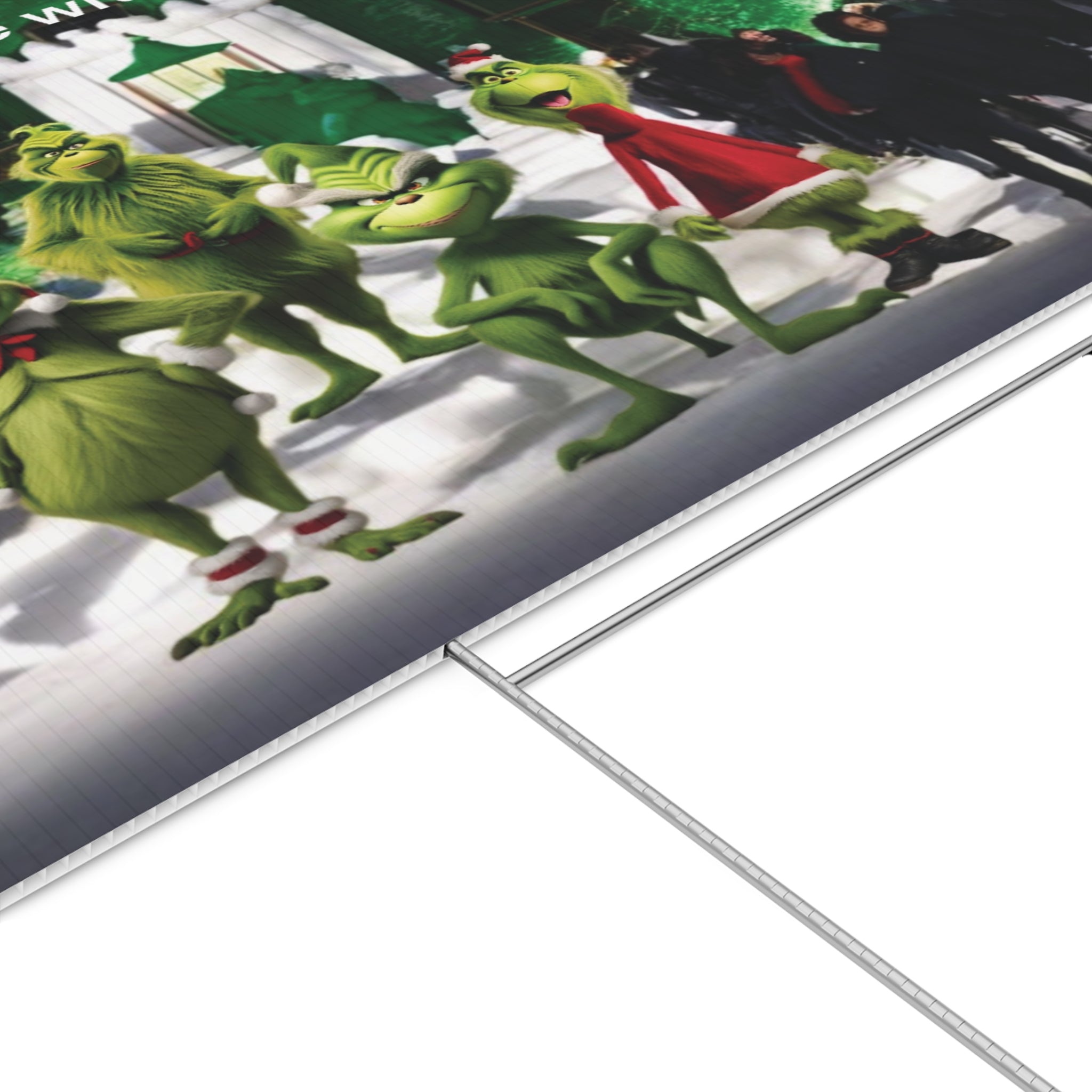 Lawn Sign - Grinch's House Christmas Decoration ( image  AI )