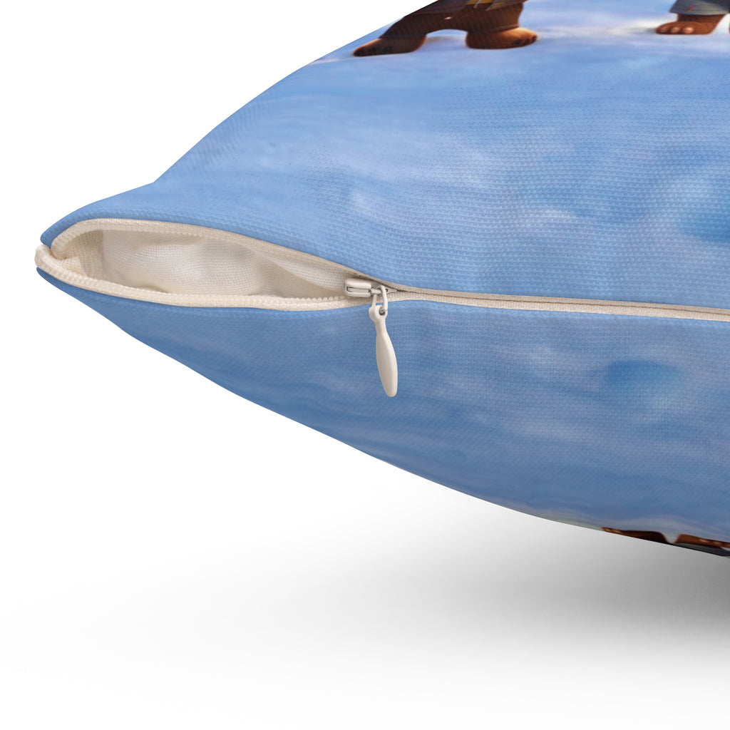 Spun Polyester Square Pillow