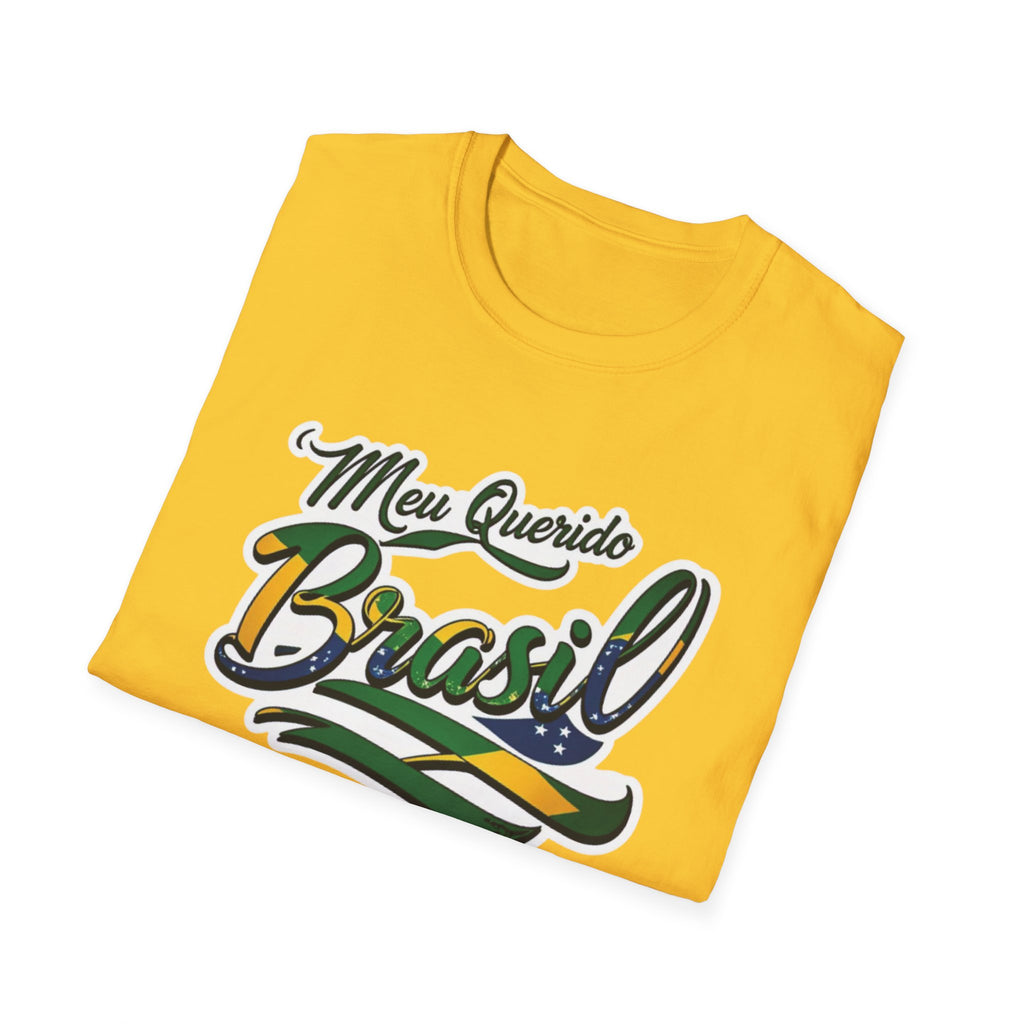 Camiseta Softstyle Unissex Meu Querido Brasil - Celebre o Brasil com Conforto