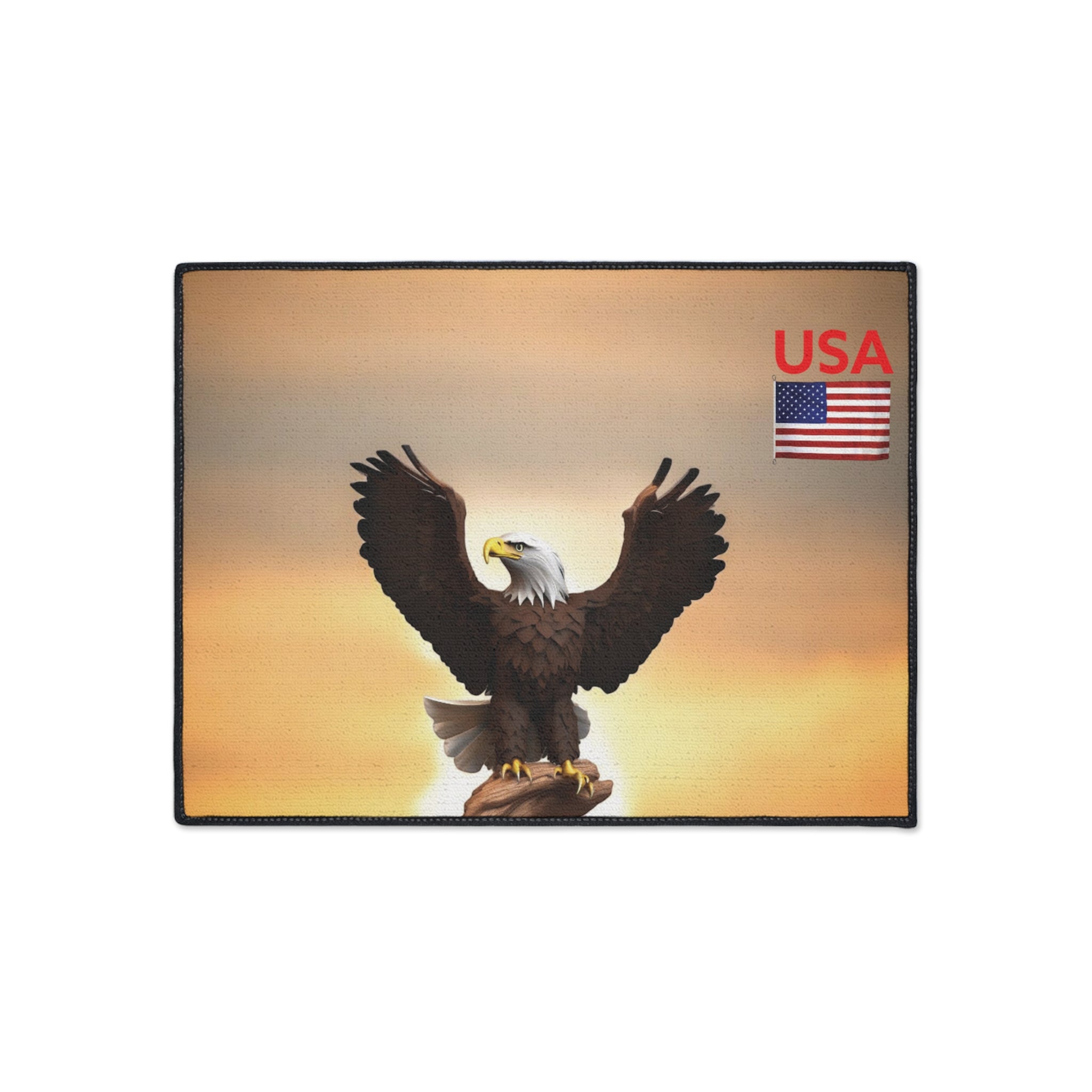 Floor Mat - Eagle Sunset Landscape, Great Gift for Christmas