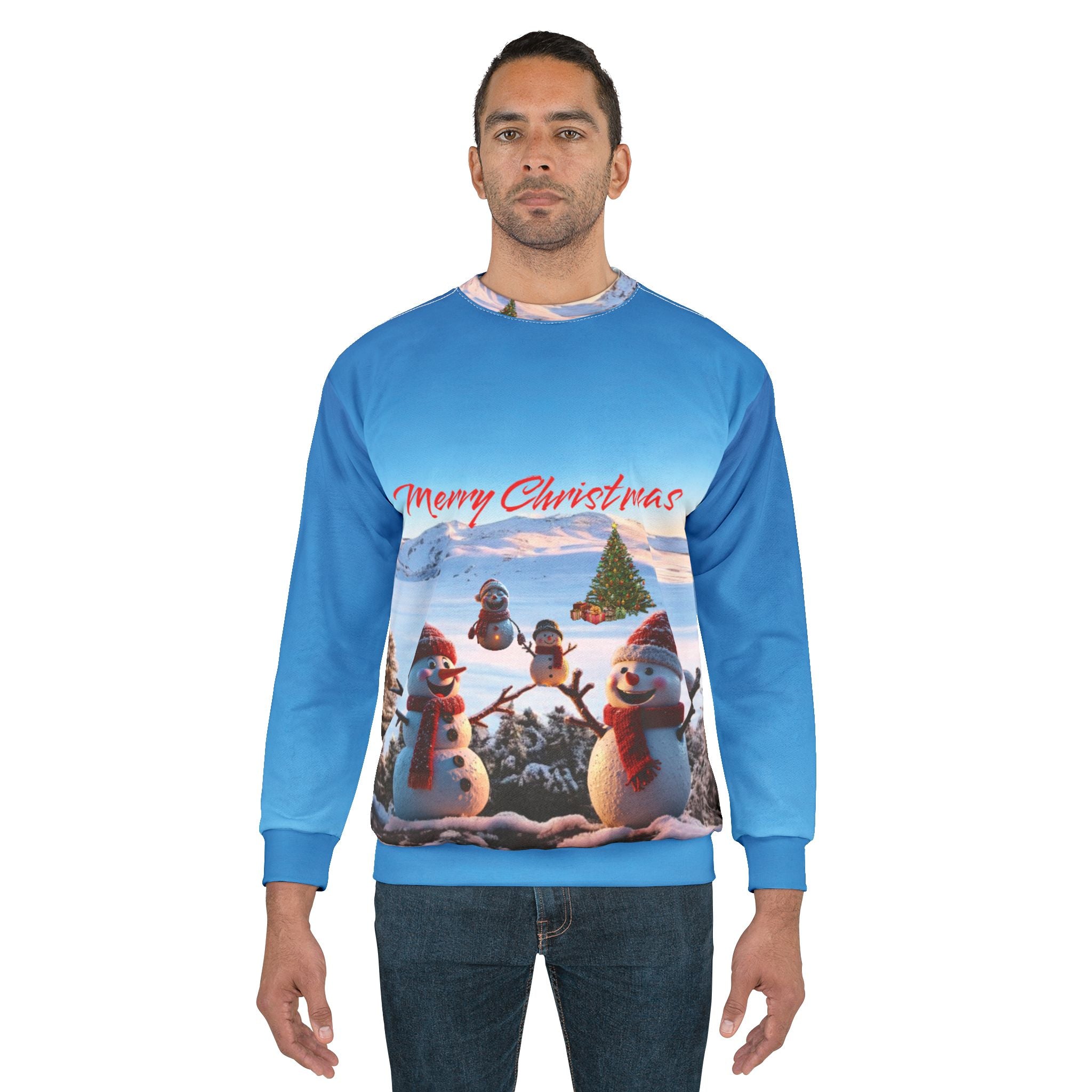 Christmas Snowman Unisex Sweatshirt