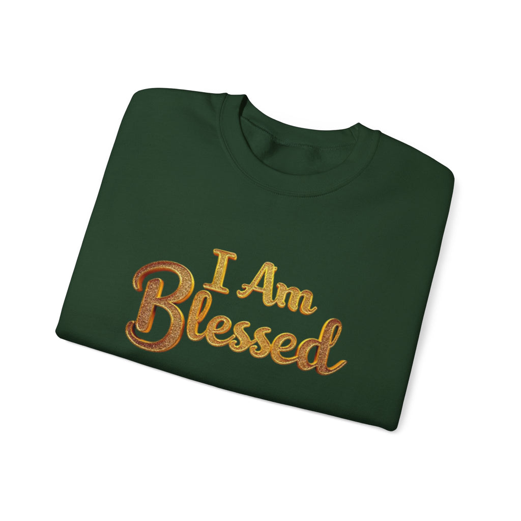 Blessed Crewneck Sweatshirt - Cozy Spiritual Apparel for Mindfulness, Perfect Gift for Holidays, Spiritual Retreats, Self-Care