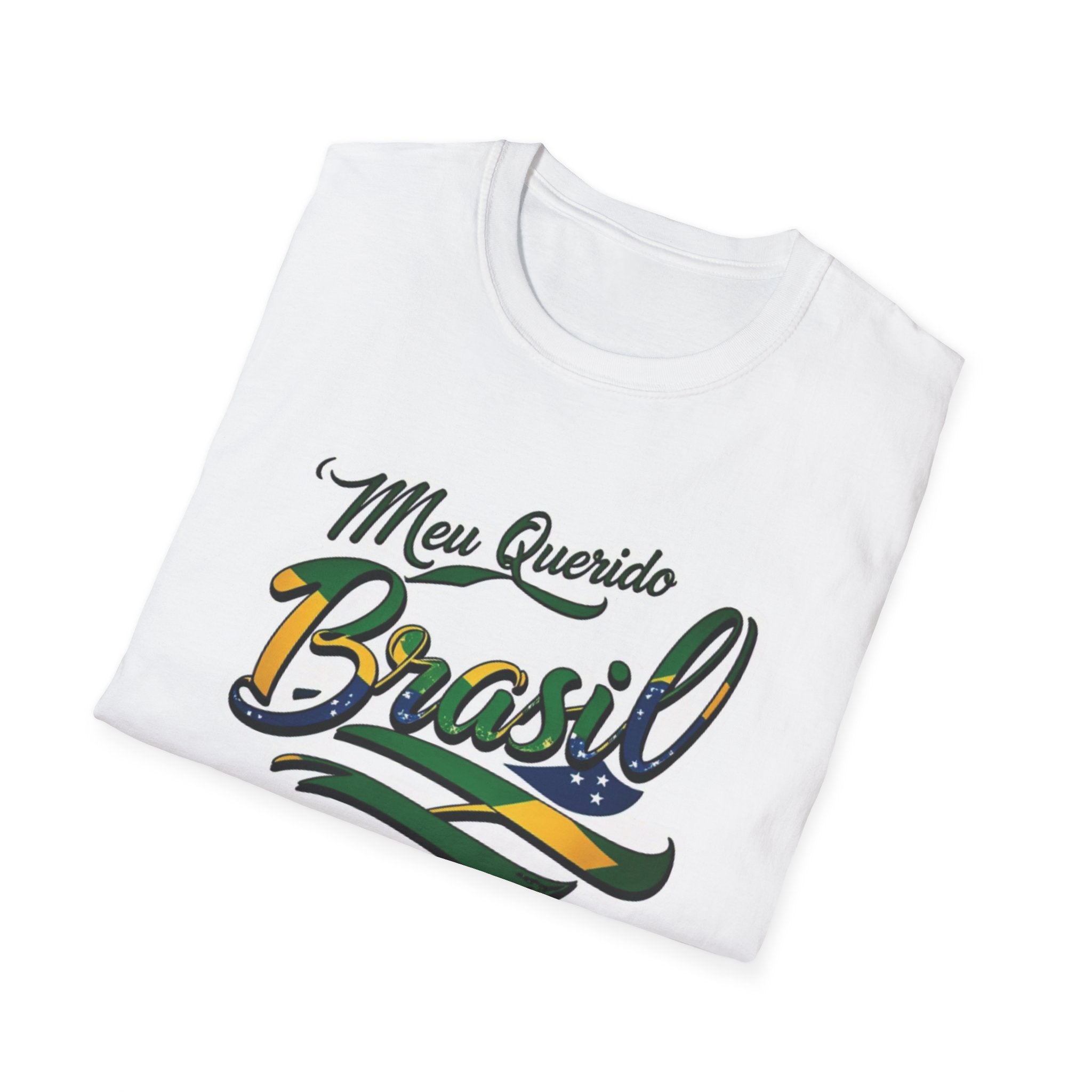 Camiseta Softstyle Unissex Meu Querido Brasil - Celebre o Brasil com Conforto
