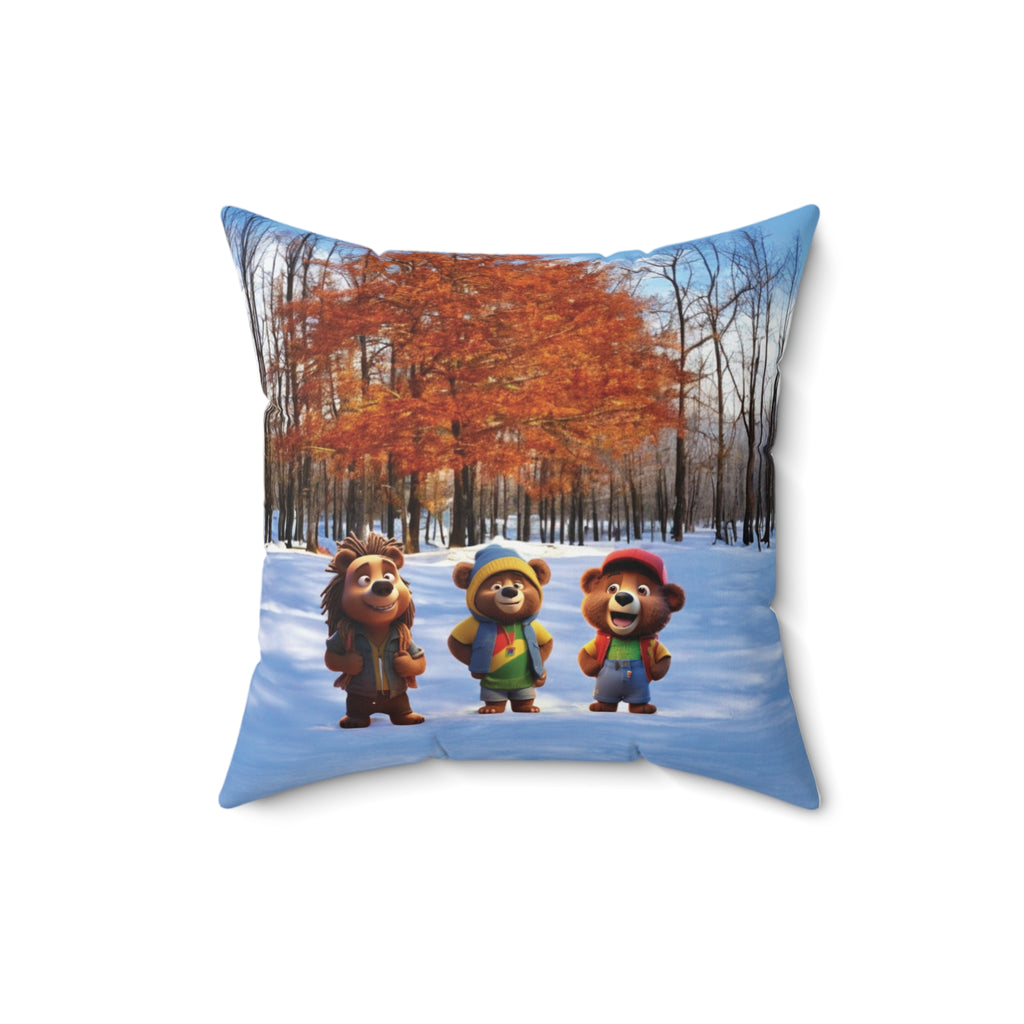 Spun Polyester Square Pillow