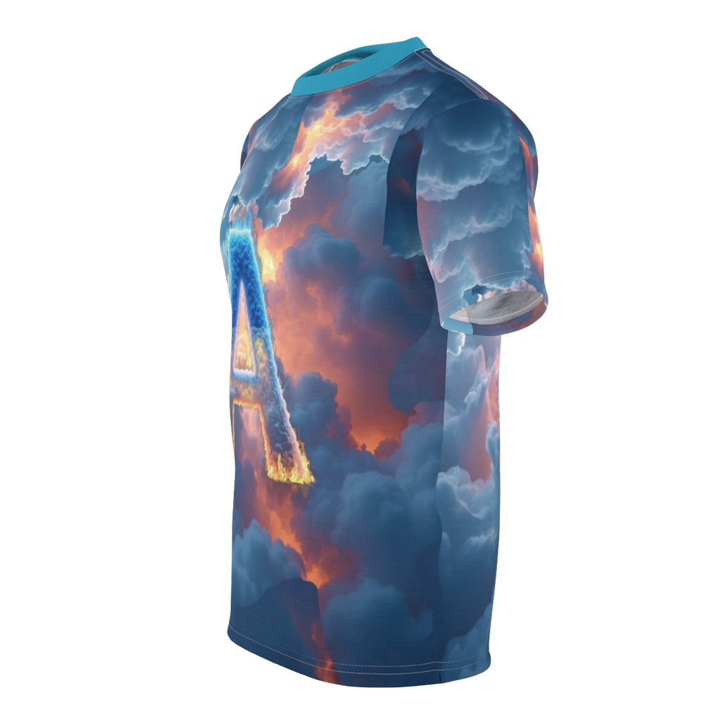 Camiseta Argentina con llamas de fuego
